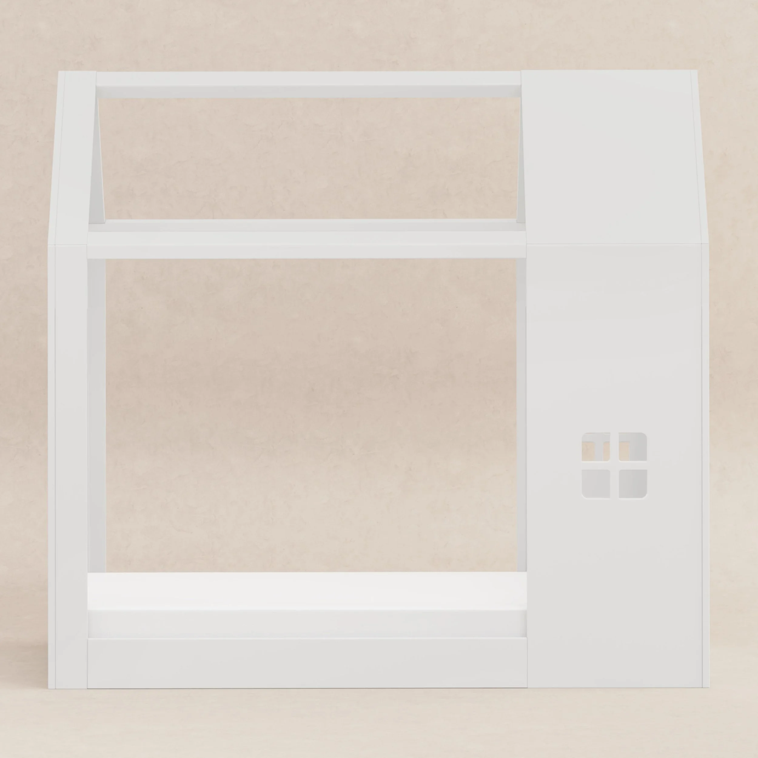 Babyletto Uchi Montessori-Inspired House Twin Bed | White