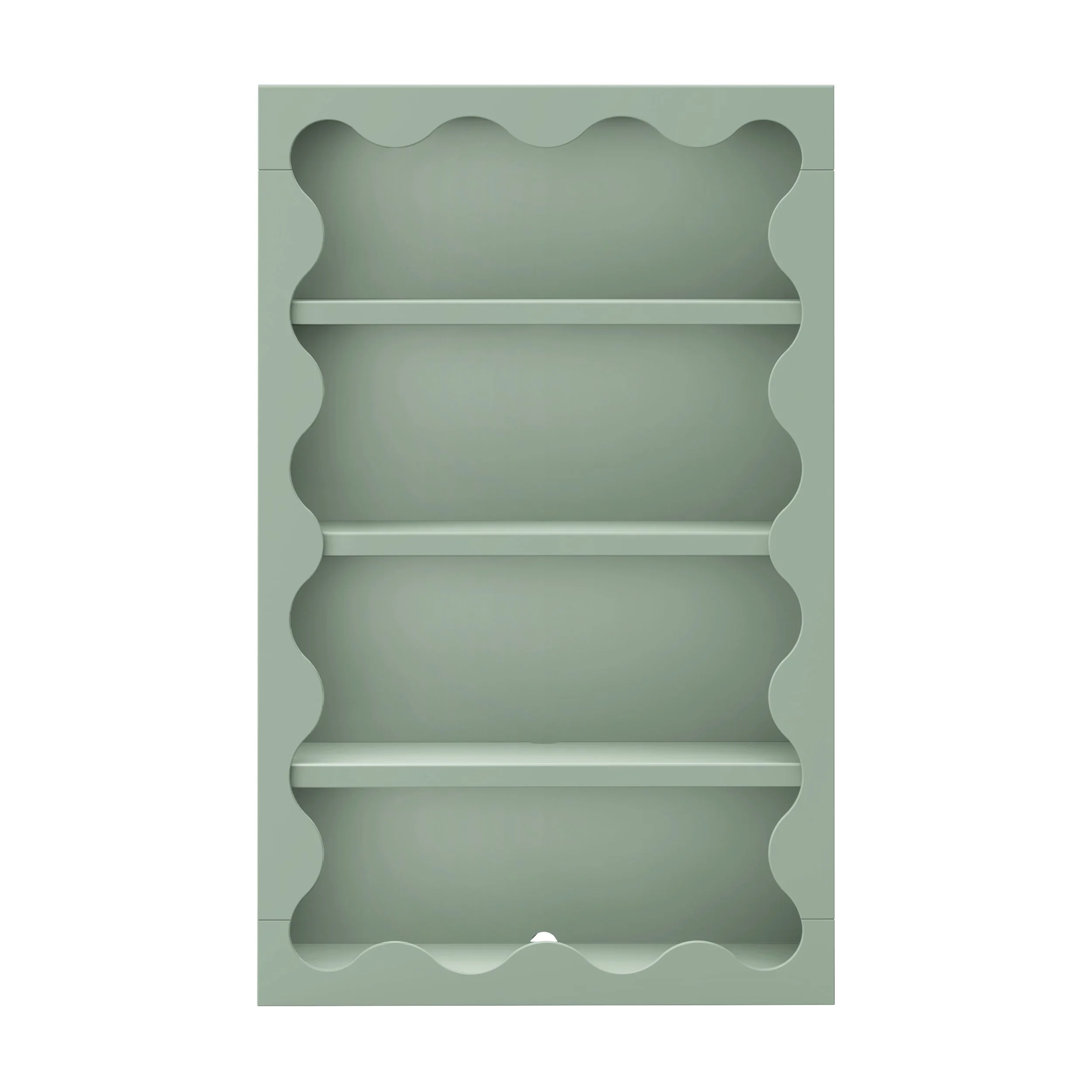 Babyletto Lido Wave Bookcase | Light Sage