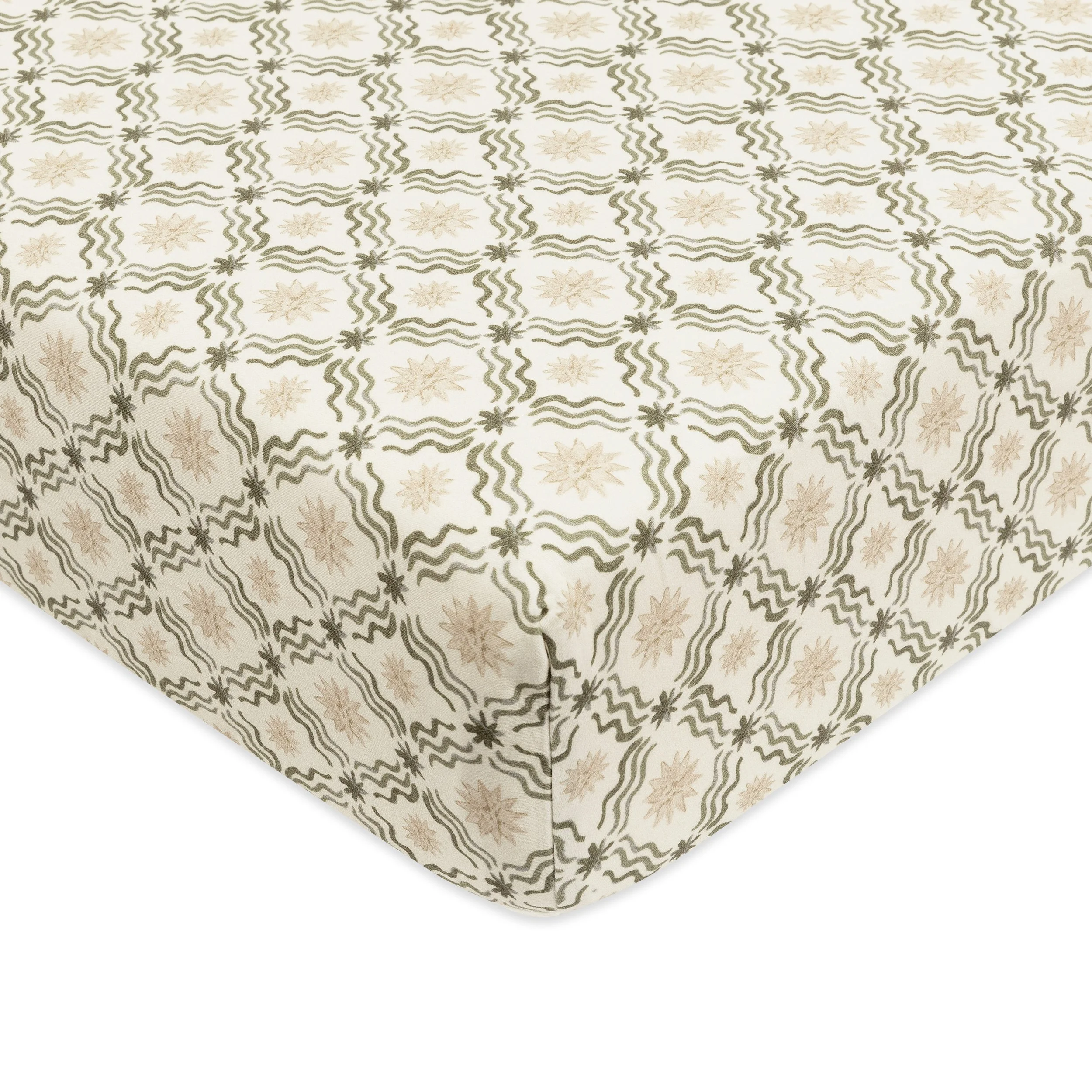 Babyletto Crib Sheet in GOTS Certified Organic Brushed Cotton by Nate Berkus | Juniper Star