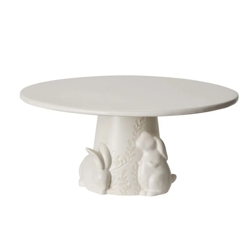 Cotton Tail Collection | Cake Stand, White