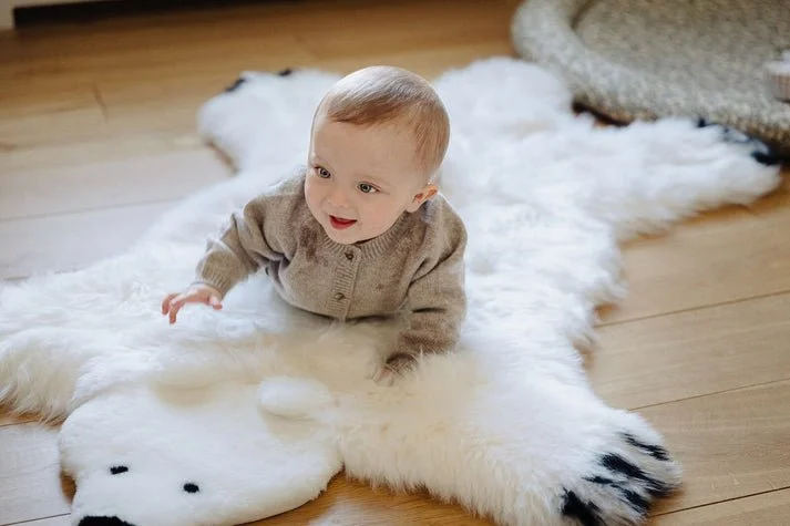 Polar Bear Rug | Genuine New Zealand Sheepskin | White
