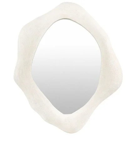 Aerin Accent Mirror by Livabliss | Lacquered White