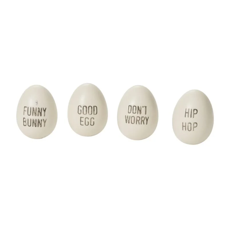 Spritz Egg, Text | Set of 4