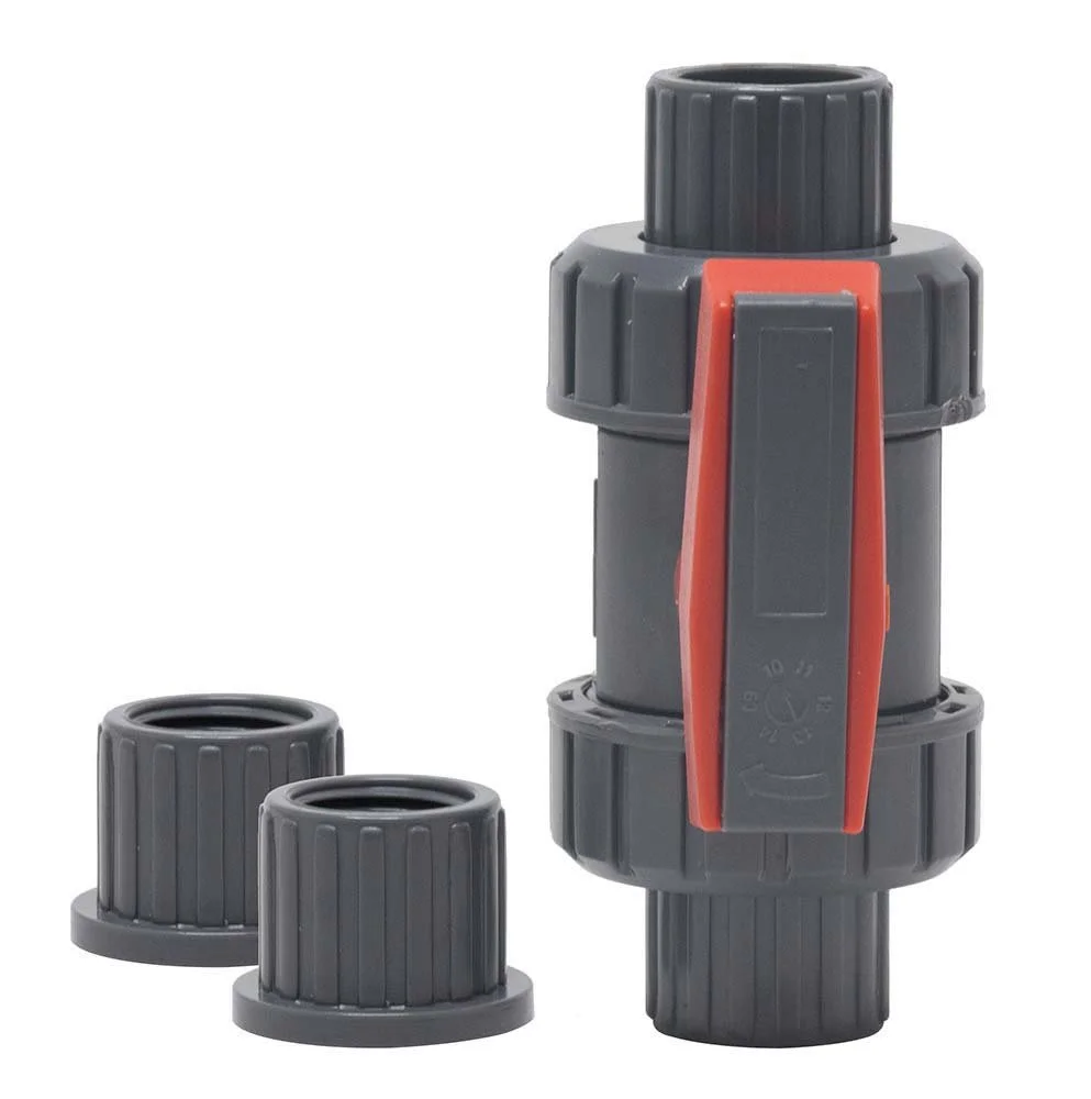 2 pack of Double Union Ball Valve - 1/2 inch