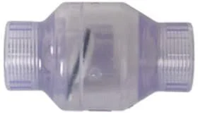 Spears Threaded PVC Swing Check Valve,  1/2" NPT