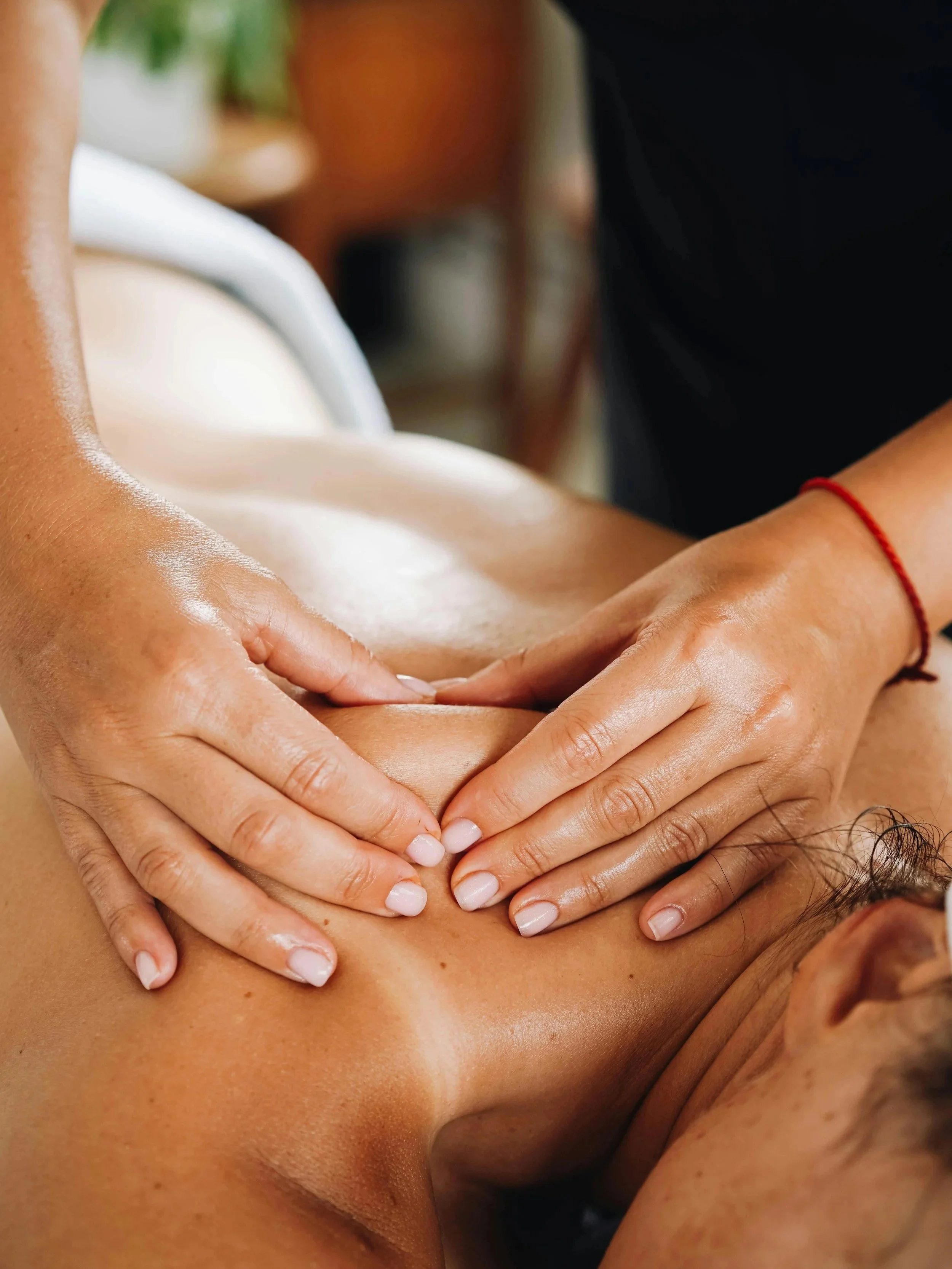 focua massage for clients with tension in a specific area