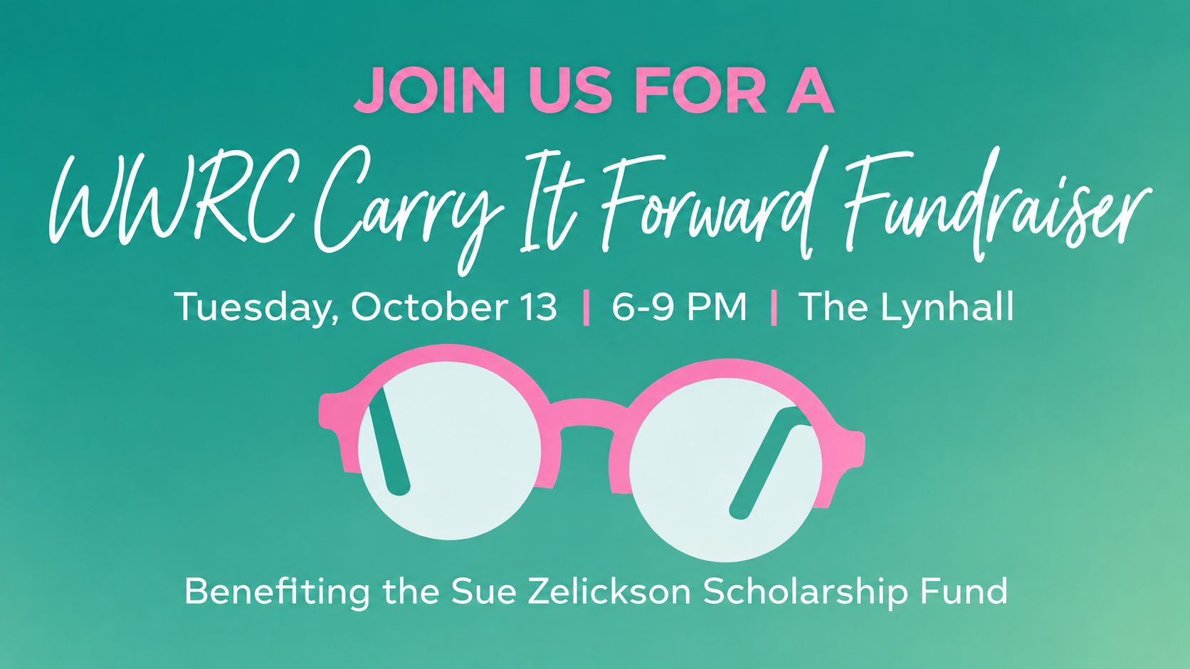 WWRC October Carry It Forward Fundraiser 