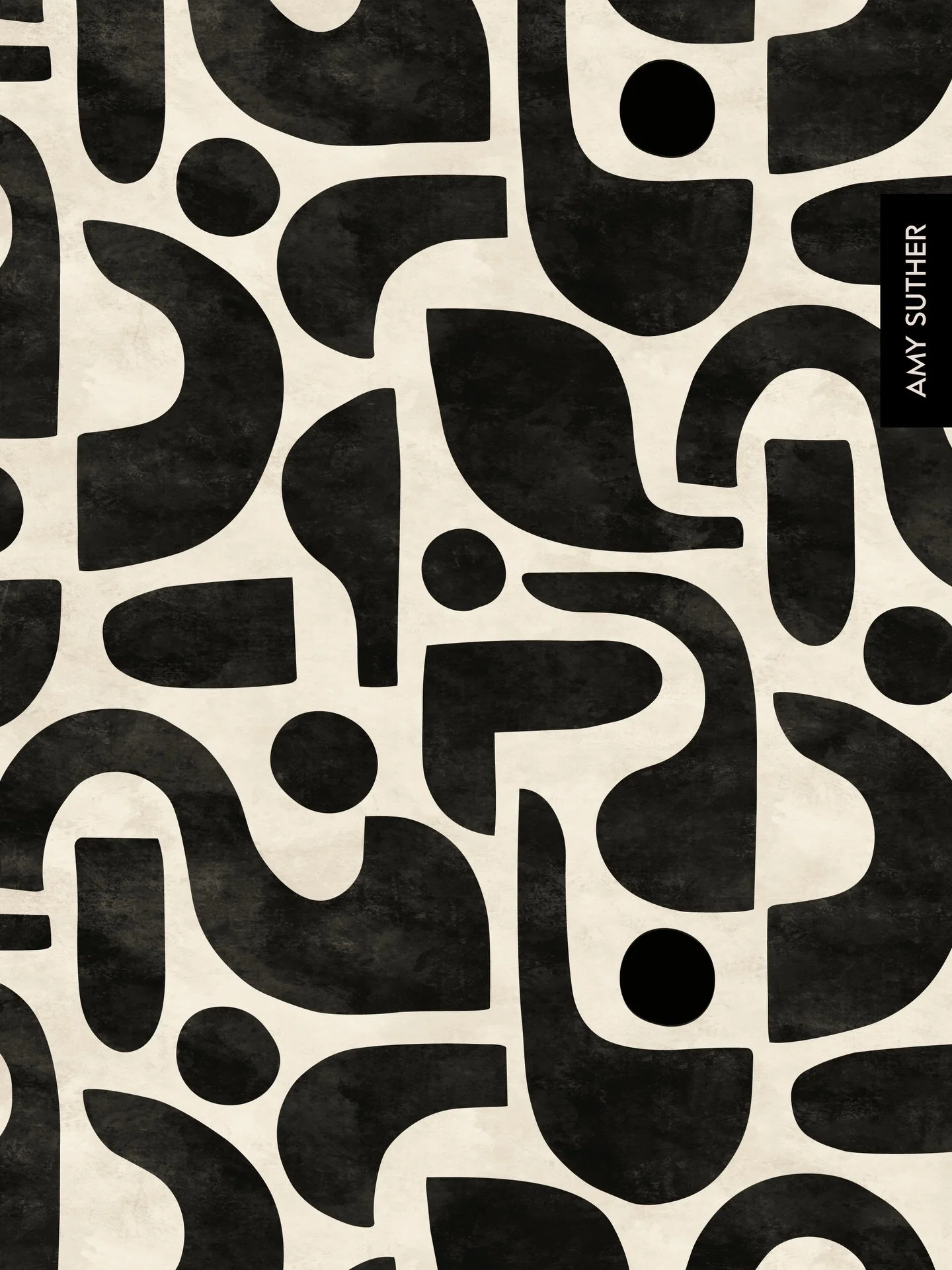 Abstract shapes - finding my feel good place creating shapes and spaces. #shapeandpattern #repeatpatterns #abstractpattern #artlicensing #amysutherdesign