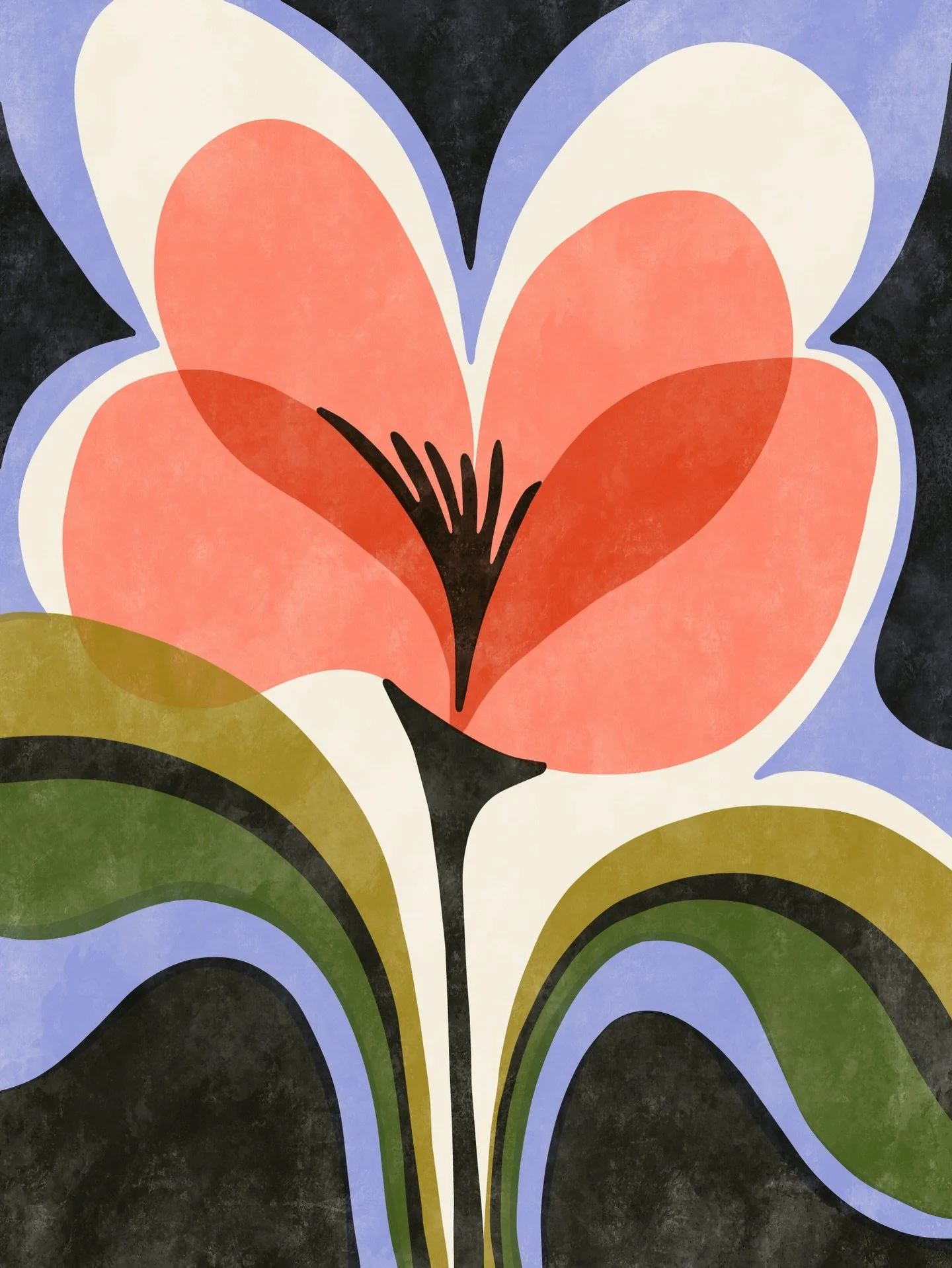MORE from my Slow Down collection. #art #wallart #artcollection #artseries #poppyart