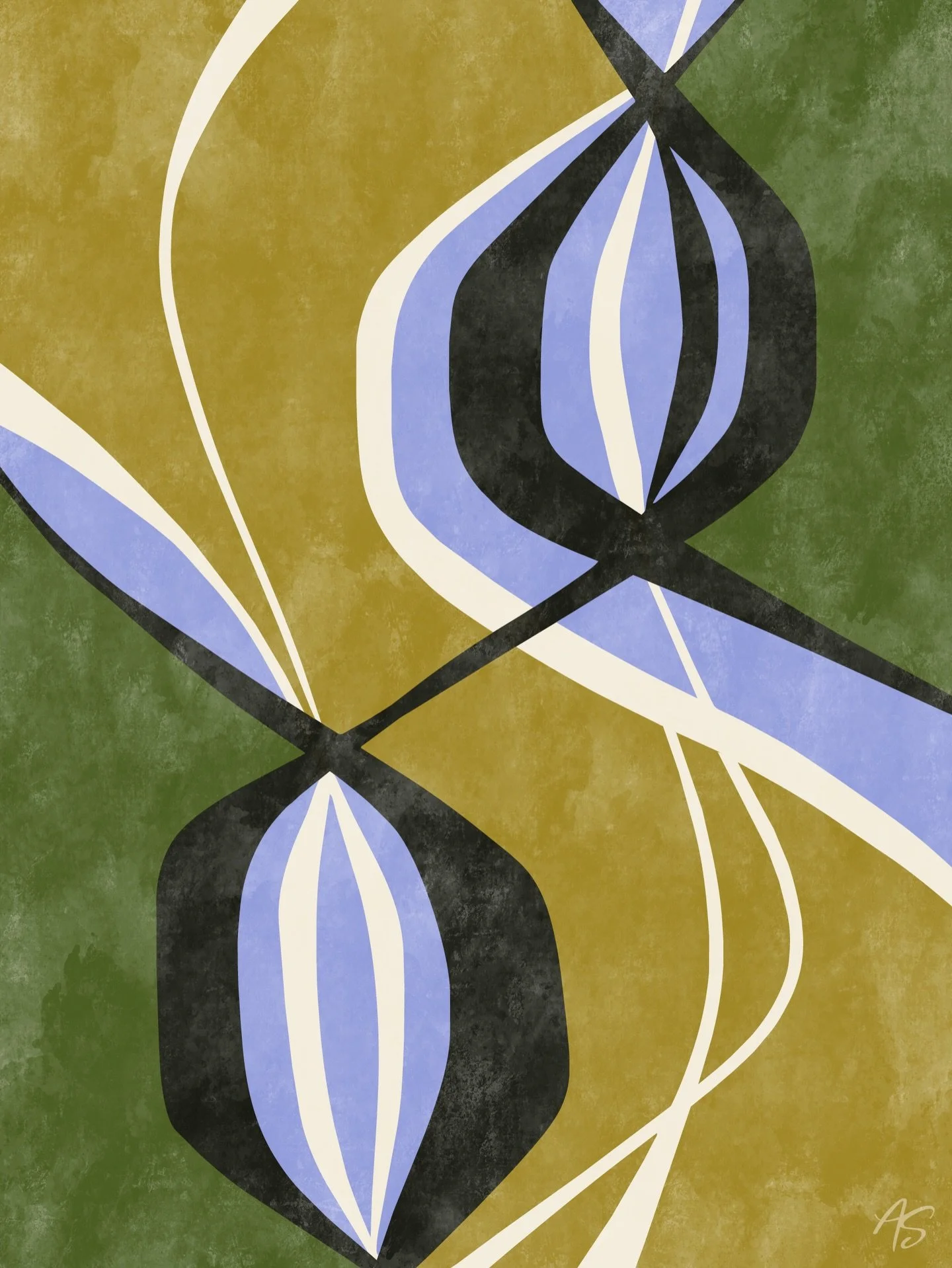 Wednesday meditation&hellip; new abstract art in my licensing portfolio. AmySuther.com

#abstractart #printandpattern #designer #artforlicensing