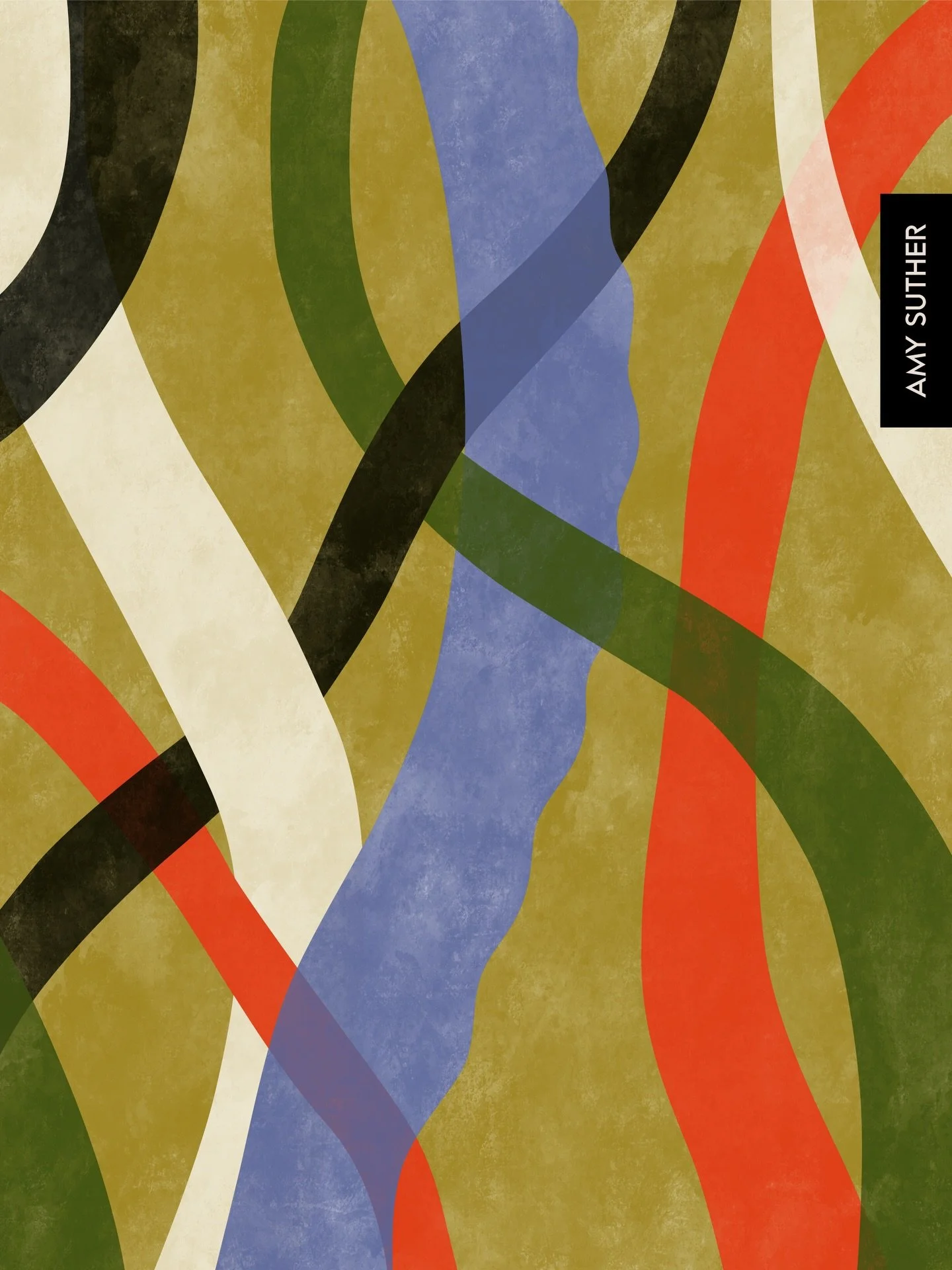 Everything is connected&hellip; conversations, memories, ideas. Exploring that idea with these visual paths twisting, intersecting and weaving together along the way. #abstractart #colorandpattern #connectedart #modernart #originalart