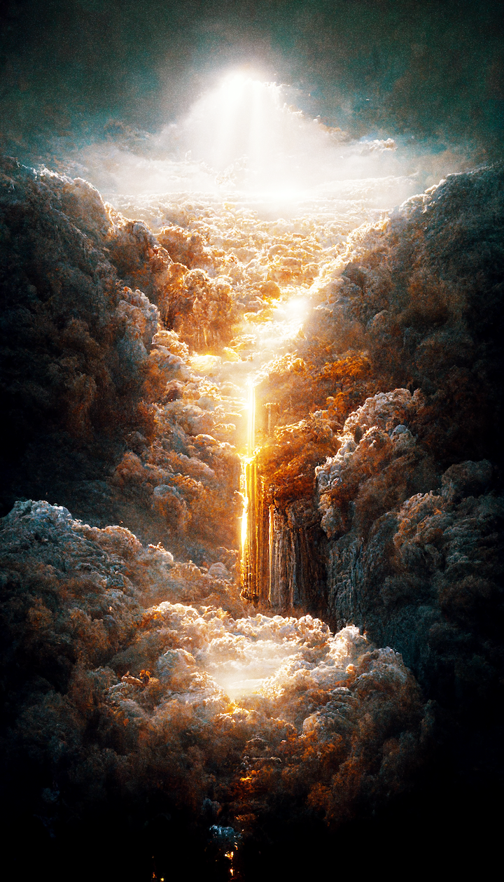 Heaven on Earth Poster - AI Art — Edward Sun