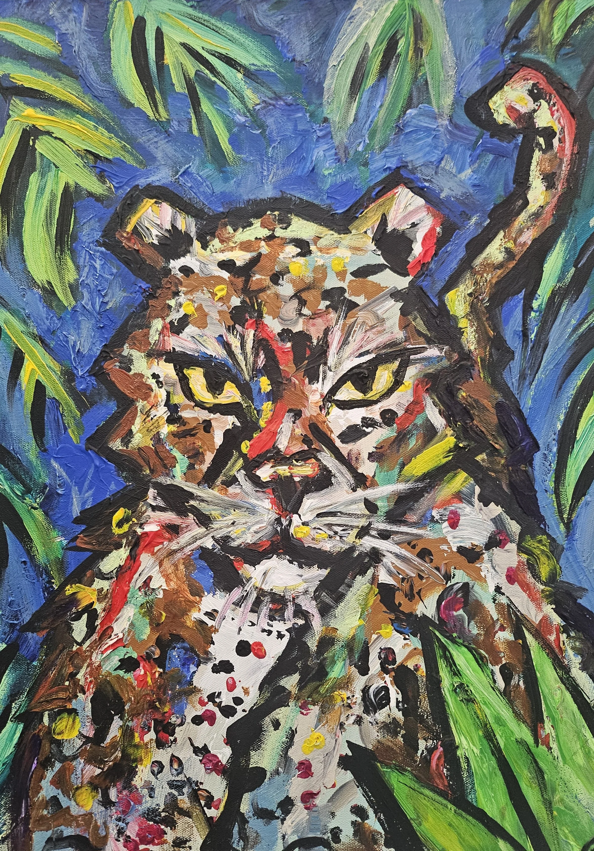 In the Wild -
Acrylic Paint on Canvas,
18x24,
$325
