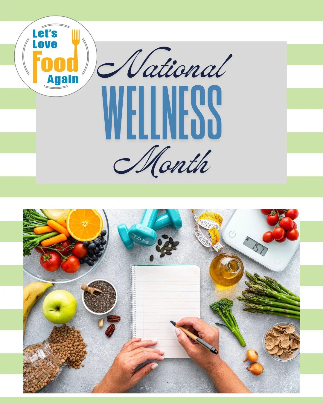 August is National Wellness Month. What does Wellness mean to you?