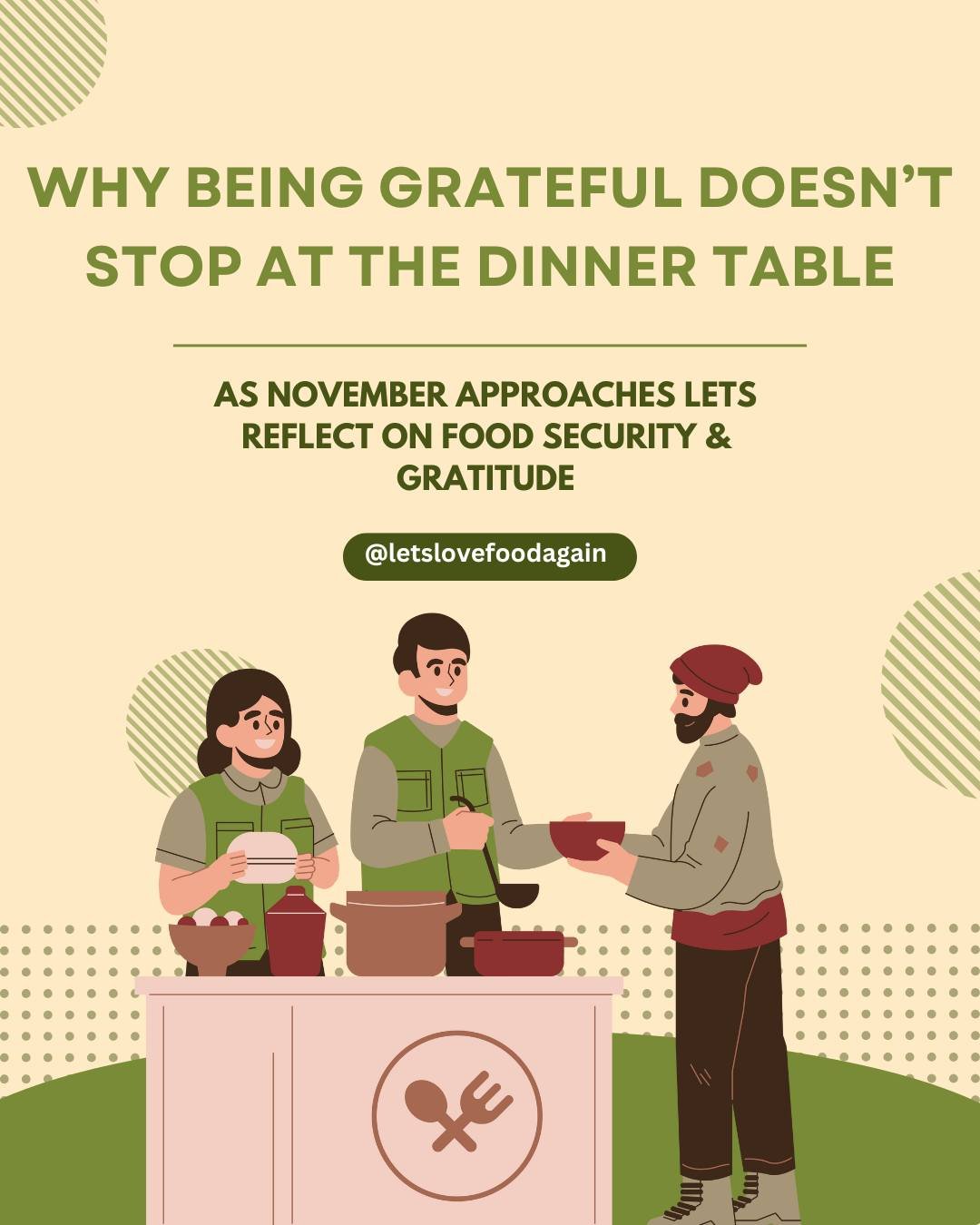As November begins, it&rsquo;s the perfect time to reflect on gratitude &mdash; and to remember that not everyone has equal access to nourishing food. 🧡

Food insecurity is defined as &ldquo;limited or uncertain access to adequate food&rdquo; (USDA)