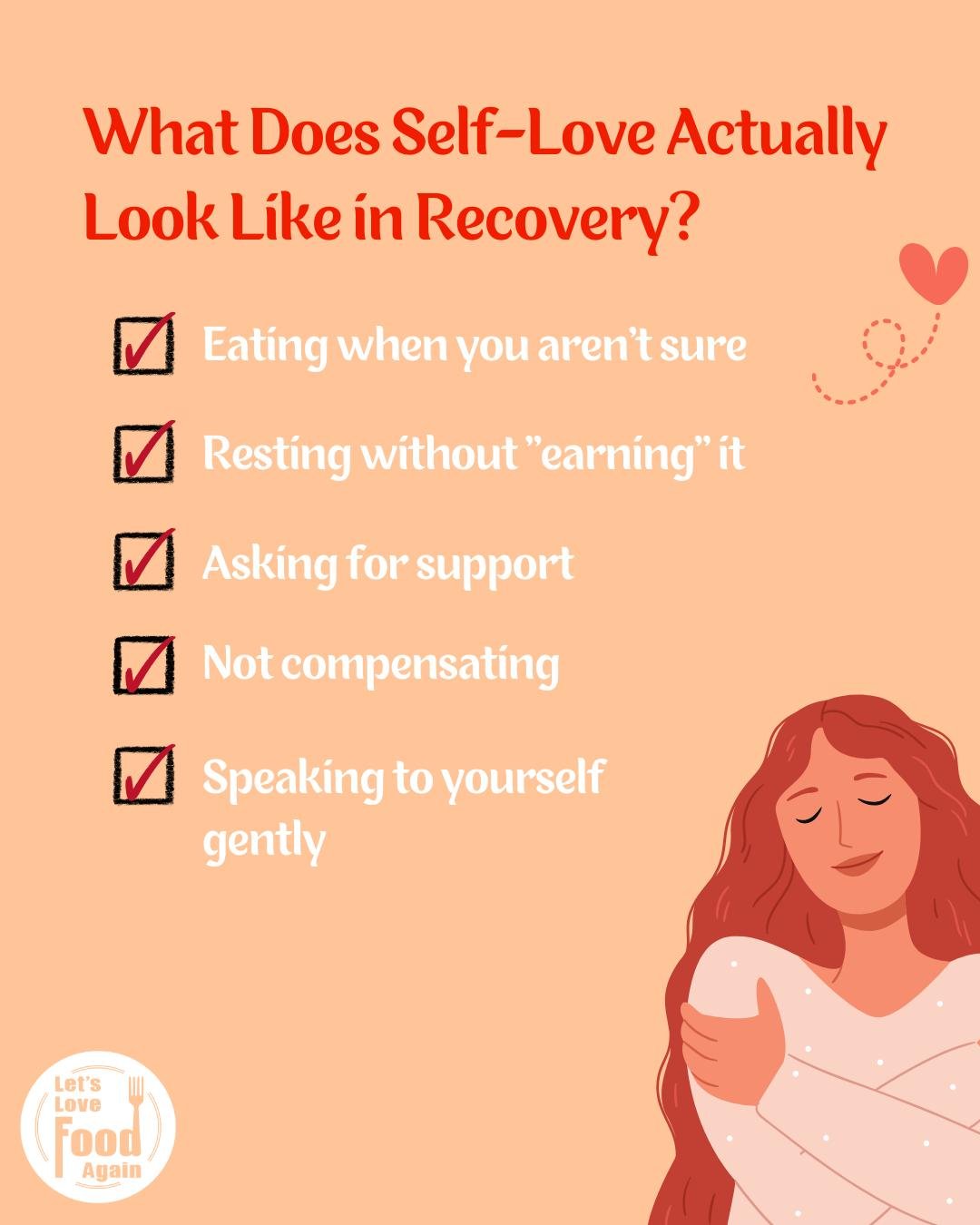 As February  comes to a close it is important to remember the self-love can look different for everyone.❤️ 

Follow for more information on how to love food again.

#nutrition #romanticizenourishment #dietitiansofinstagram #eatingenough #selfcareishe