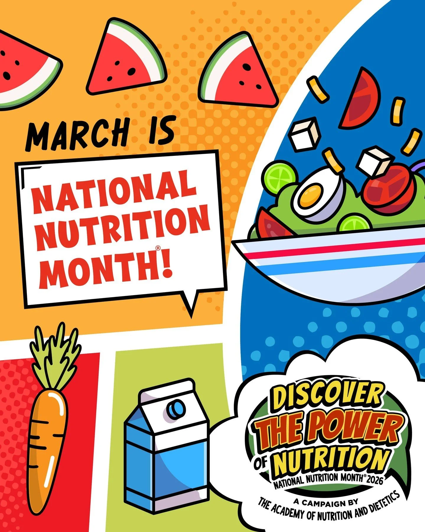 Celebrate #NationalNutritionMonth by boosting healthy habits at work, home, or school! 

Here are 50 ways to get involved wherever you are: sm.eatright.org/nnm50ideas