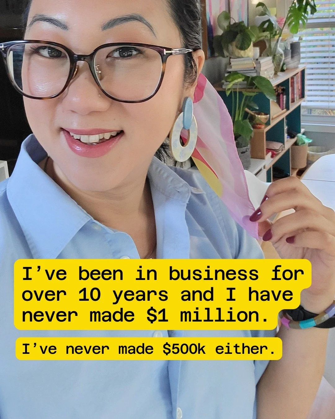I&rsquo;ve been a space holder for over 10 years. And I&rsquo;ve never made a million dollars.

I&rsquo;ve never made half a million either.

For a long time, I let the pressure of those numbers convince me that maybe I hadn&rsquo;t &ldquo;made it.&r