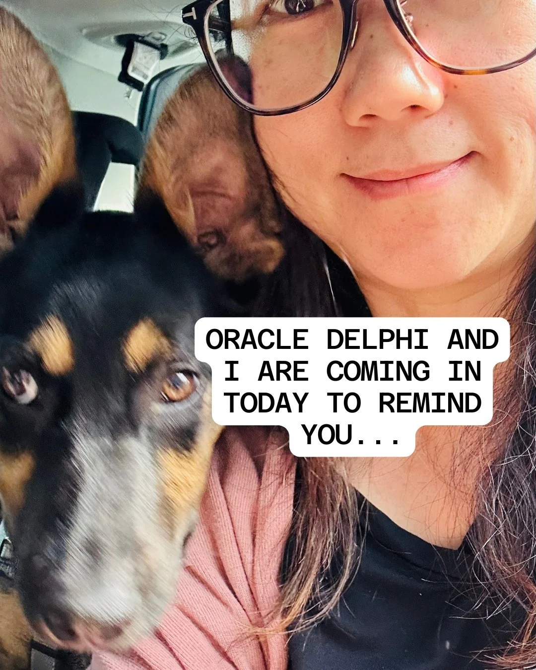 Oracle Delphi and I are coming in to reminder you...