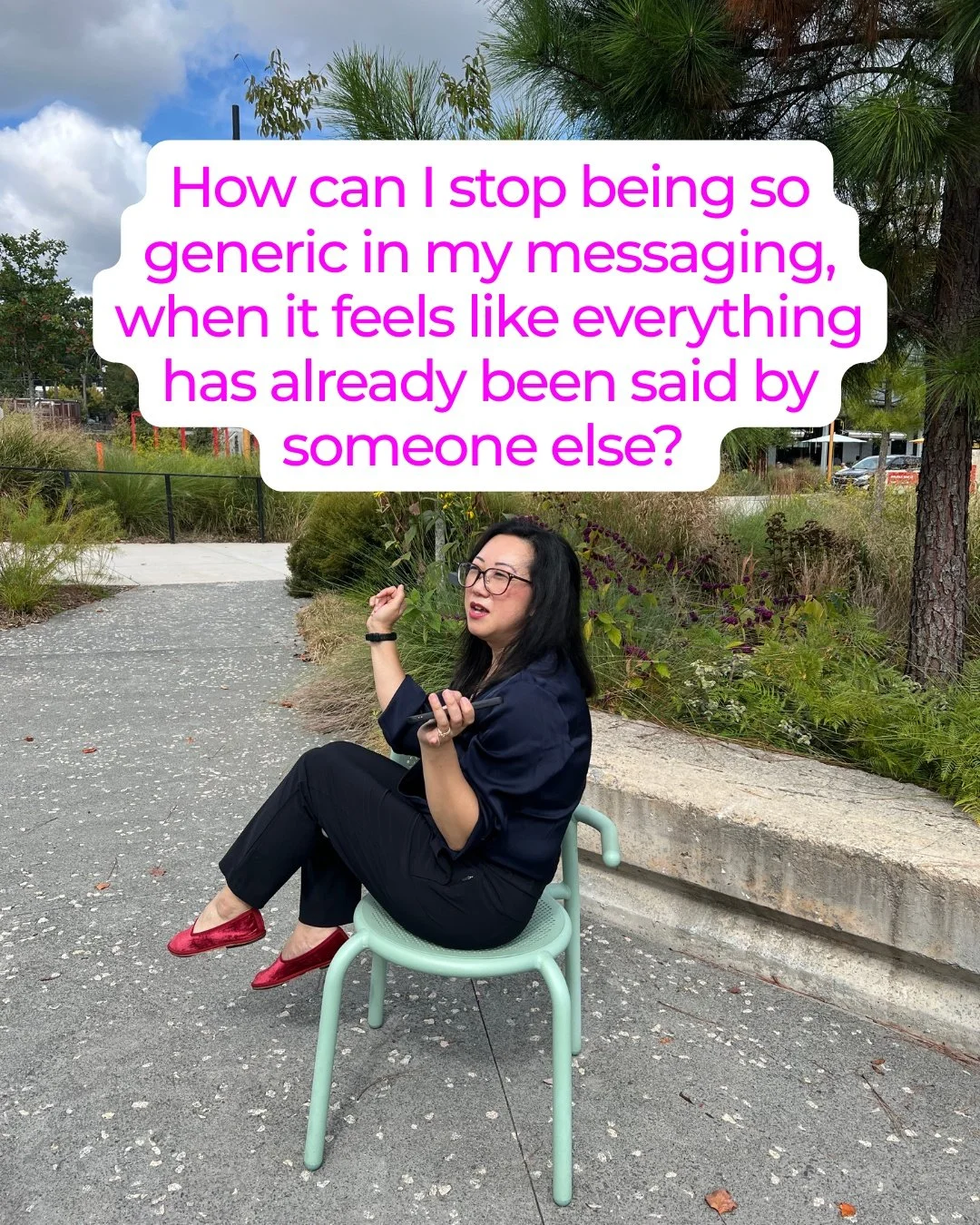 How can I stop being so generic in my messaging, when it feels like everything has already been said by someone else?

I truly desire for you to know that YOU ARE NOT GENERIC! Your work isn't generic. 

⇨ But your messaging is hiding the specific mag