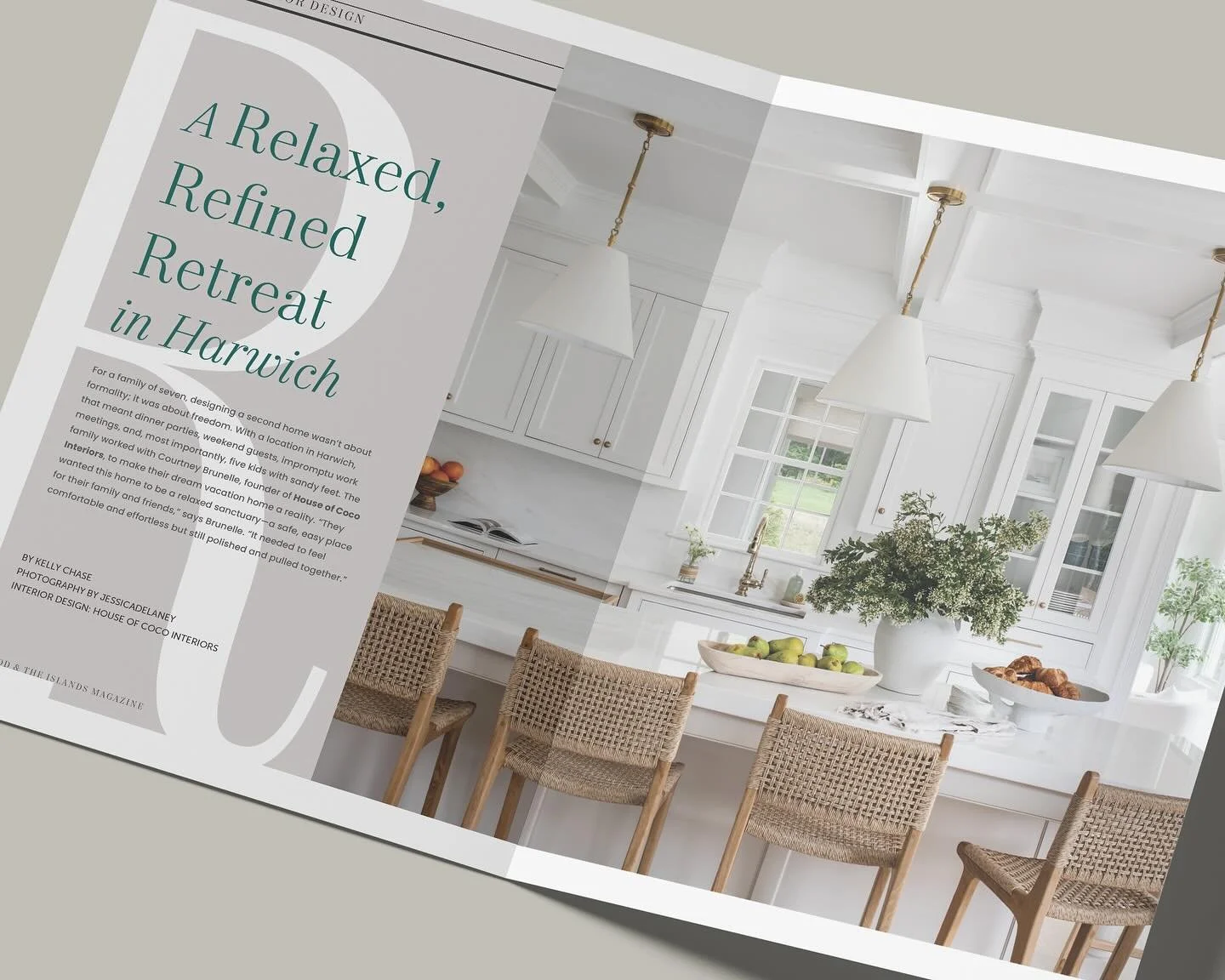 Check out our latest feature in the @capeandislandsmag Cape Cod Home (Late Summer 2025) issue highlighting our #LeviLiving Project. We&rsquo;re so grateful to be part of this issue and for our amazing clients that made creating this beautiful space p