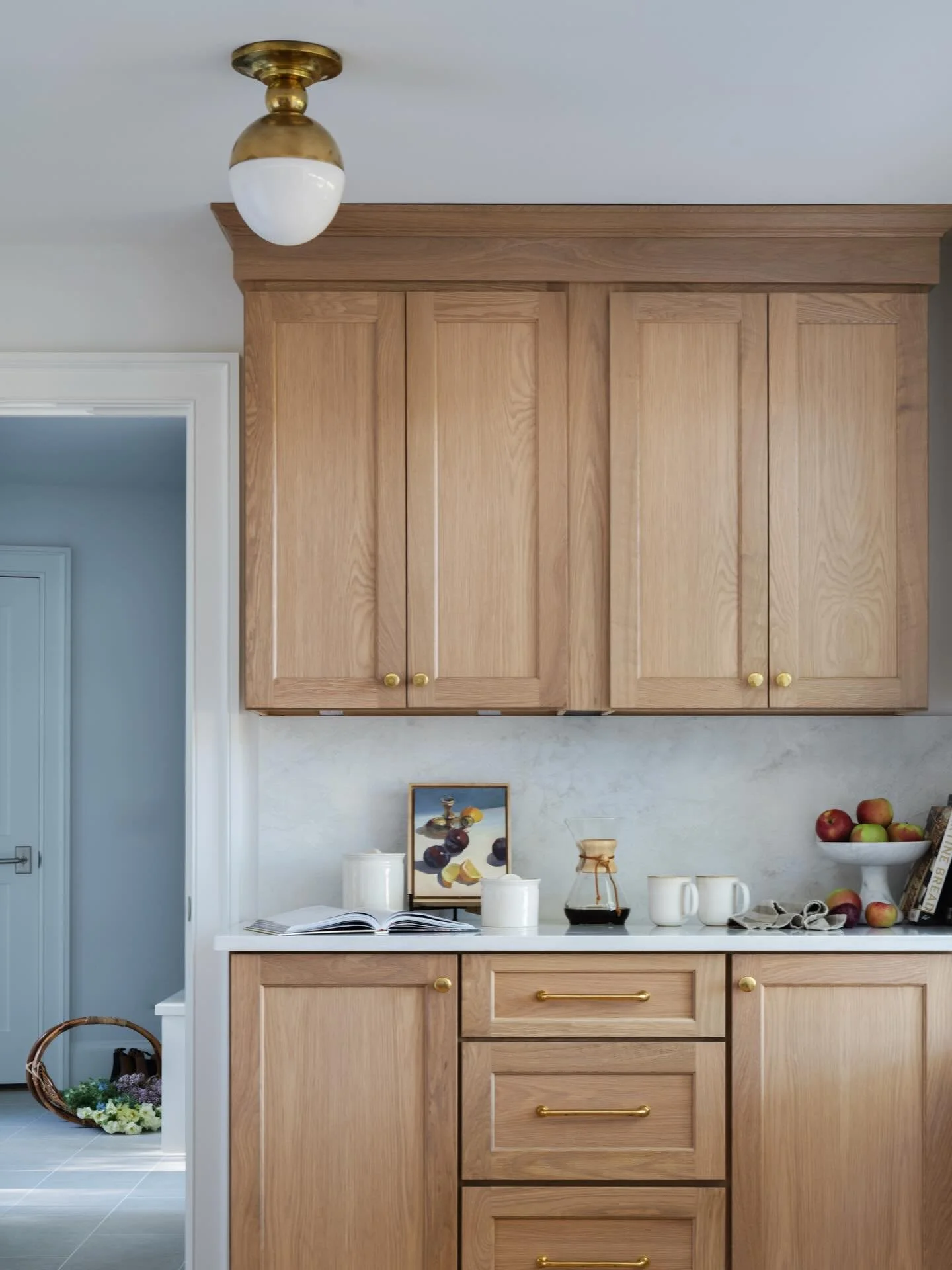 Natural warmth meets timeless charm for the perfect coffee bar at our #orleansrevival project. 

The kind of spot that makes your morning ritual feel a little more special. 🤍✨☕️

Interior Design + Styling: @houseofcocointeriors 
Builder: @grewbuildi