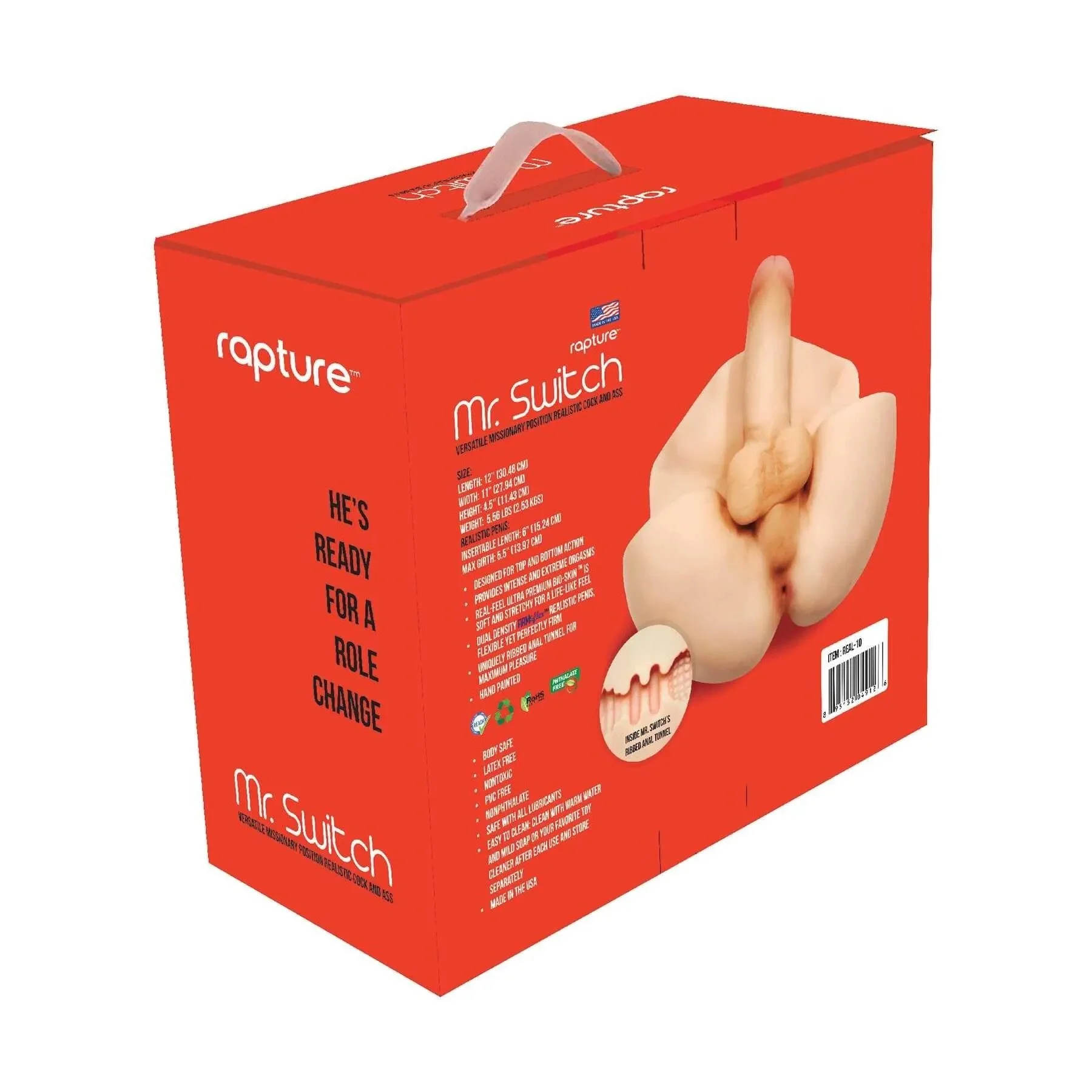 Rapture Mr. Switch cock and Ass Masturbator — Christophers M4M Adult Toys