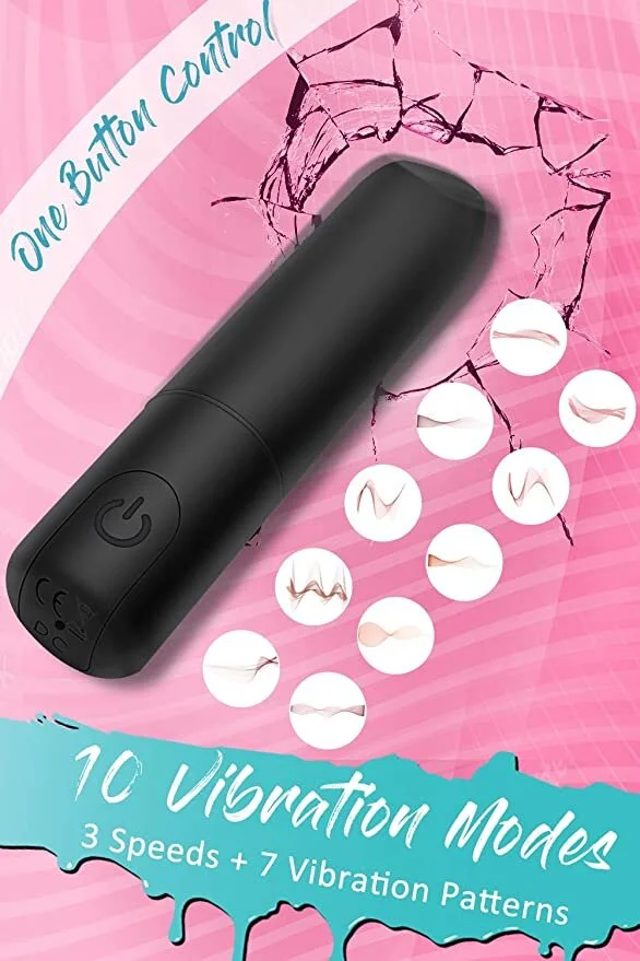 secret lover bullet vibrator Secret Lover + Bullet Vibrator with Angled Tip for Precision Clitoral  Stimulation main image 0