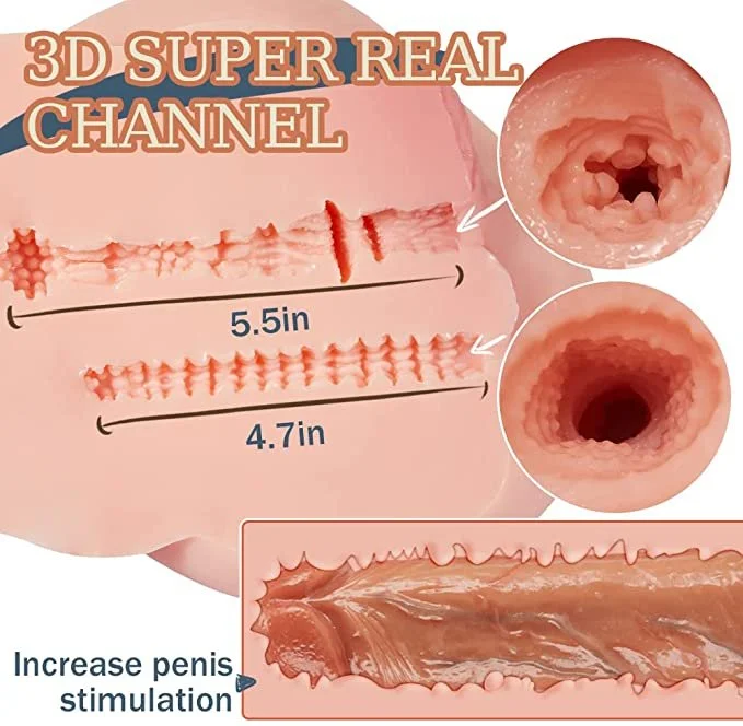 Goyha 11 lb Realistic Male Masturbator Sex Doll with Virgin Vagina & Anal   Christophers M4M Adult Toys