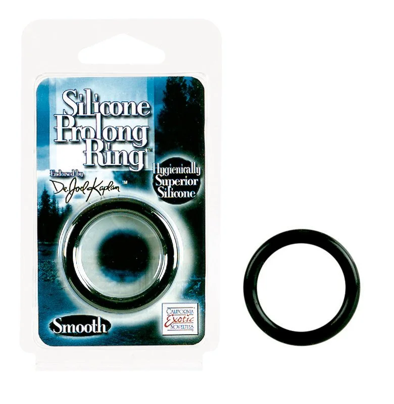 Dr. Joel’s Silicone Prolong Ring Smooth- Black
