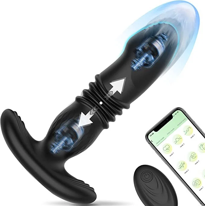 Lovekil Thrusting Anal Vibrator Butt Plug with APP & Remote Control —  Christophers M4M Adult Toys