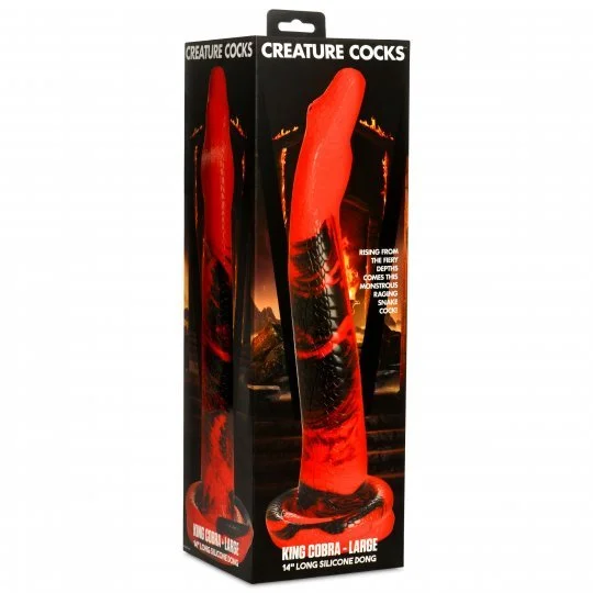 Creature Cocks Large 14” King Cobra  Silicone Dildo