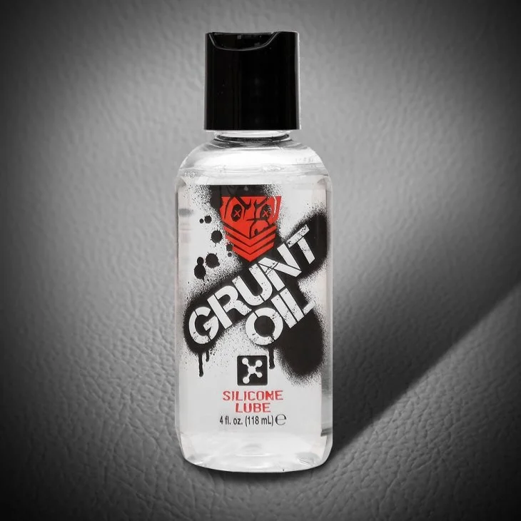Fort Troff Grunt Oil Silicone Lube 4oz  Christophers M4M Adult Toys