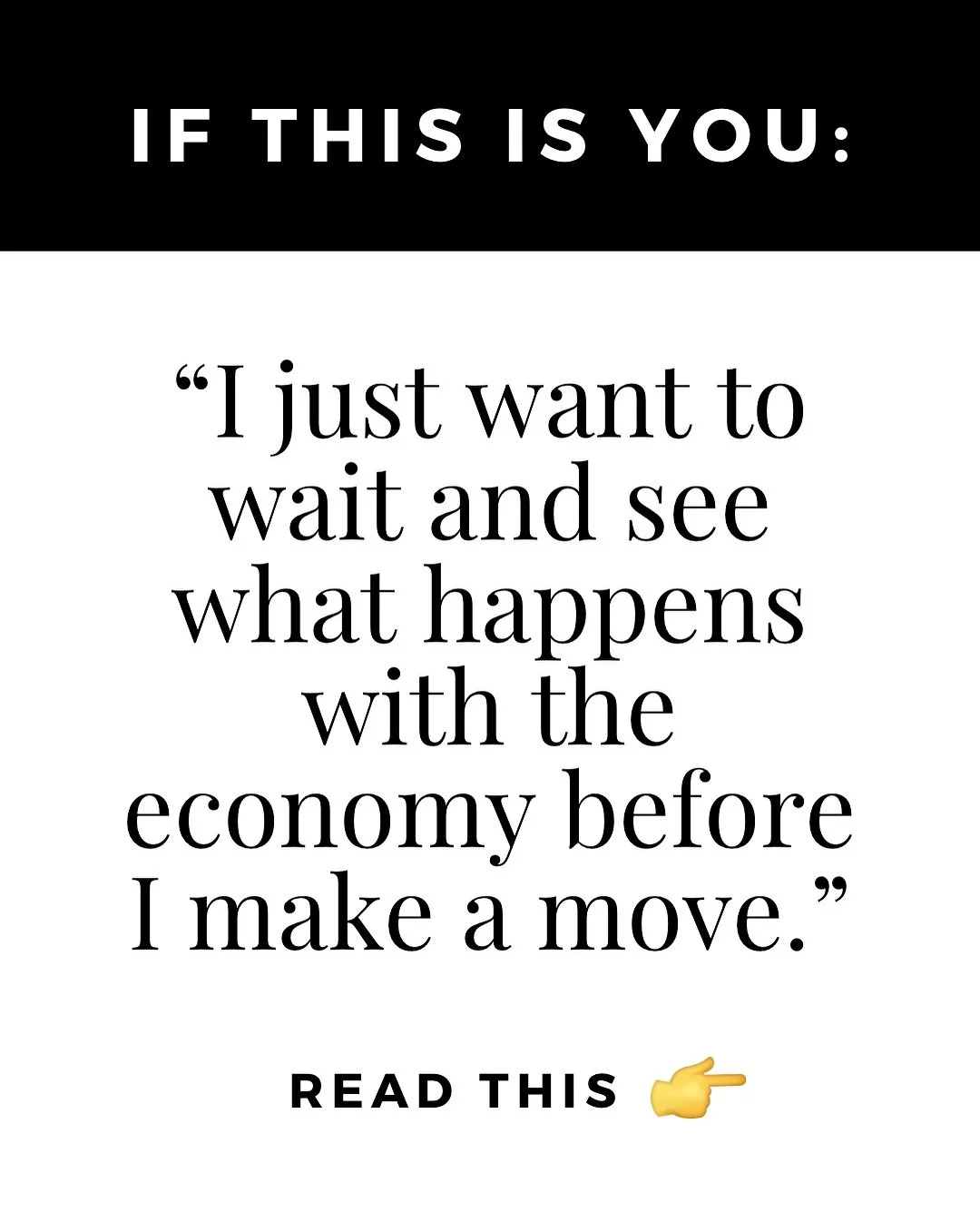 If you&rsquo;re waiting for the market to feel &ldquo;certain&rdquo; before making a move, consider this: uncertainty is exactly what&rsquo;s creating opportunity right now.

With inventory still low and many buyers hesitating, those who are ready to