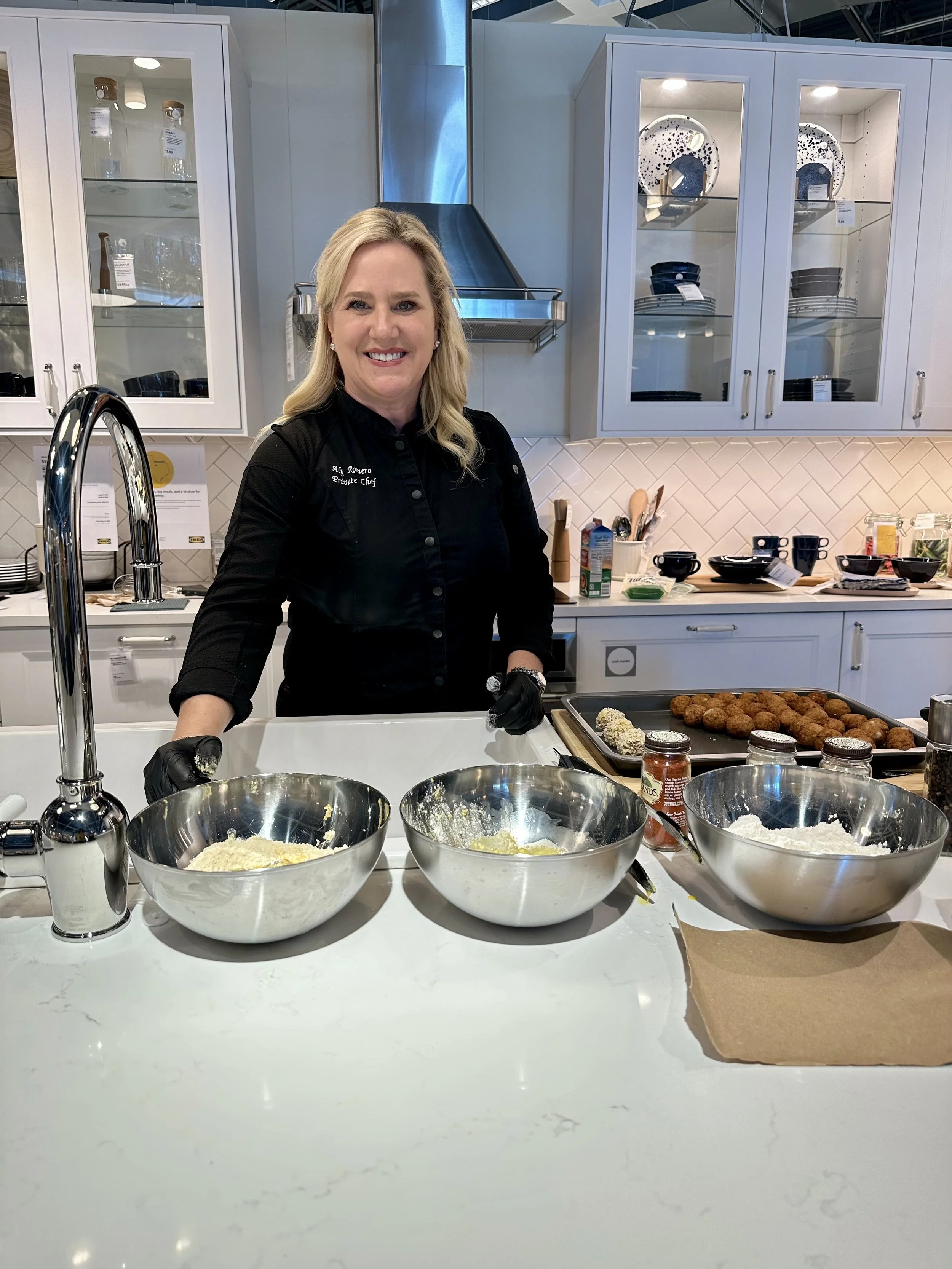 Aly prepping for Private chef event.jpeg