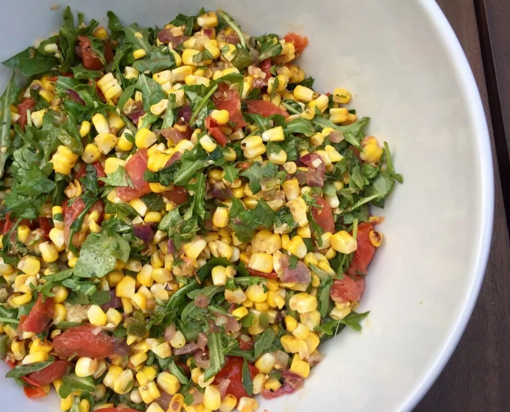 Grilled Corn Salad