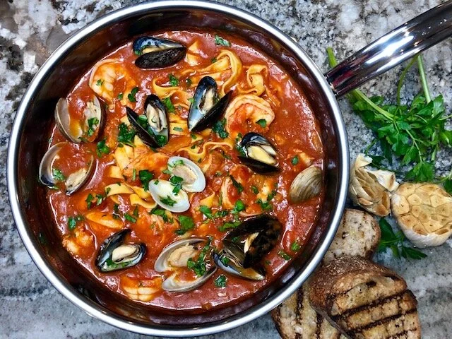 Seafood Cioppino Pasta