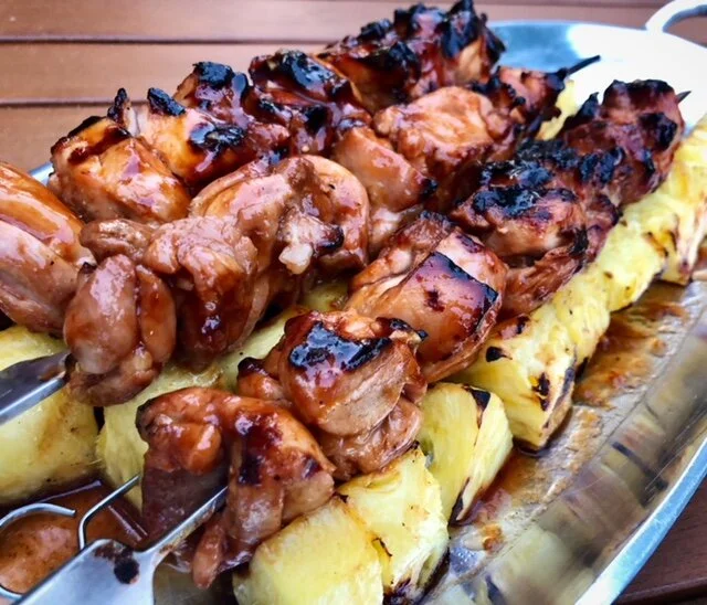 Huli-Huli Chicken Skewers