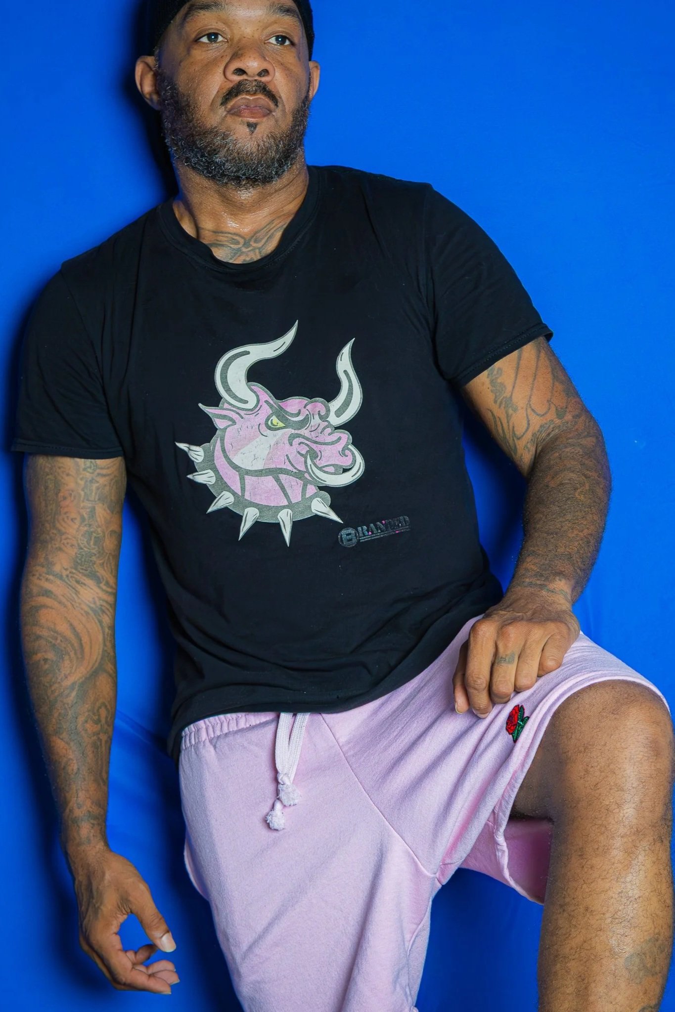 MOGUL$ 'Hustle, Hustle, Grind, Grind' long-sleeved baseball tee shirt