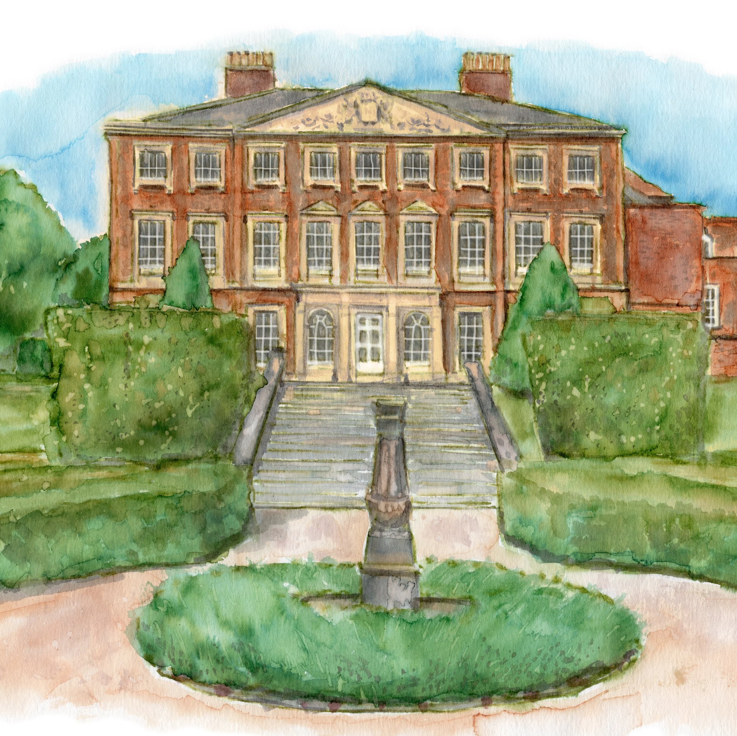 Goodnestone Park - Wedding venue print