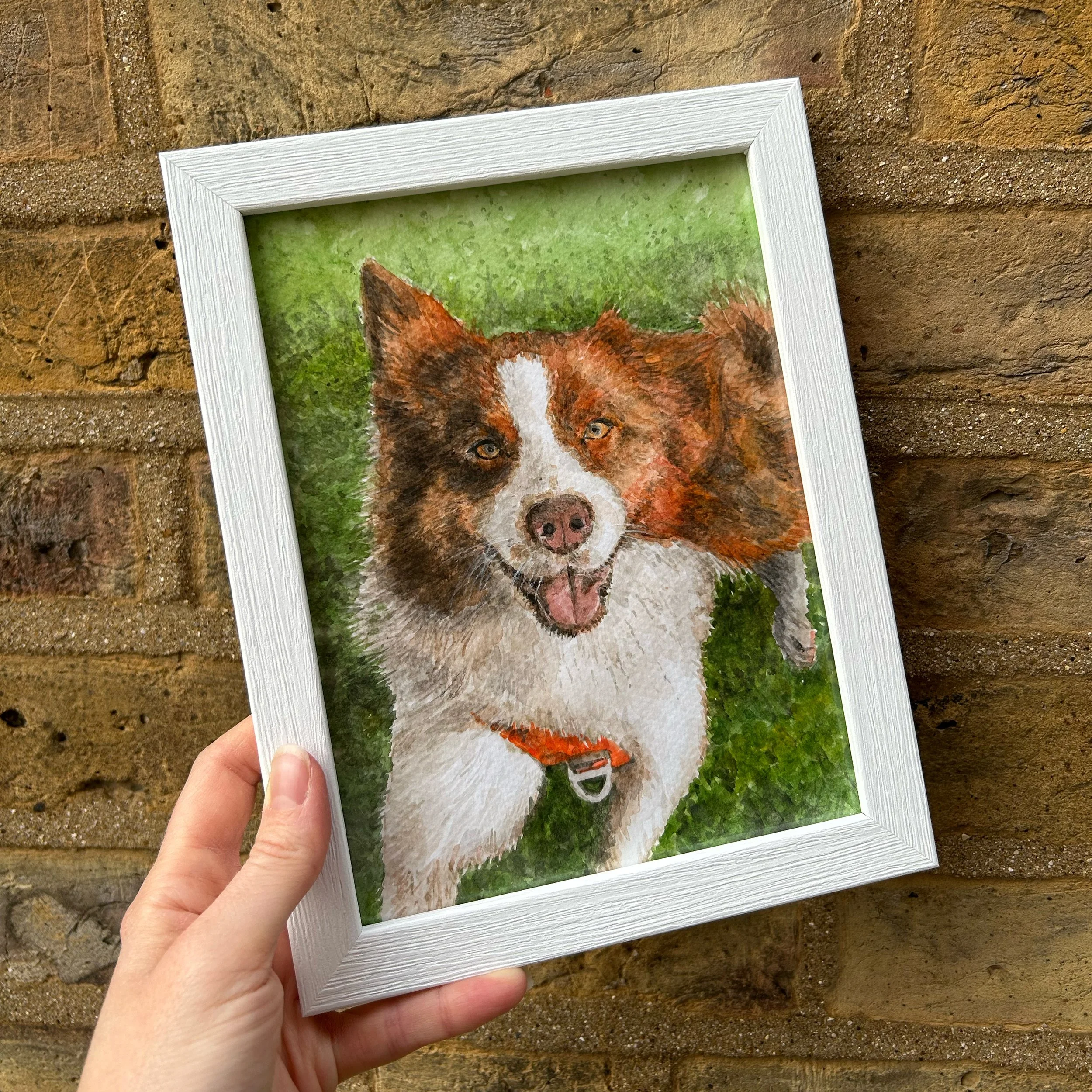 Custom order - Original Watercolour Pet Portrait