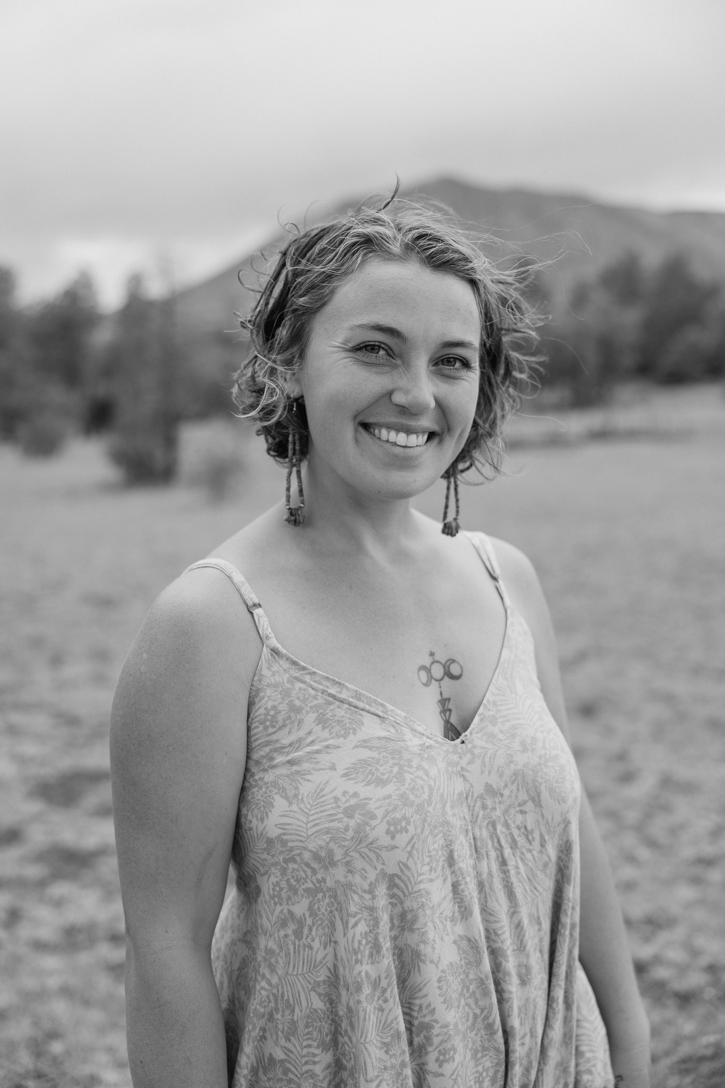 Portrait of Amara Stark outdoors in Northern Arizona.