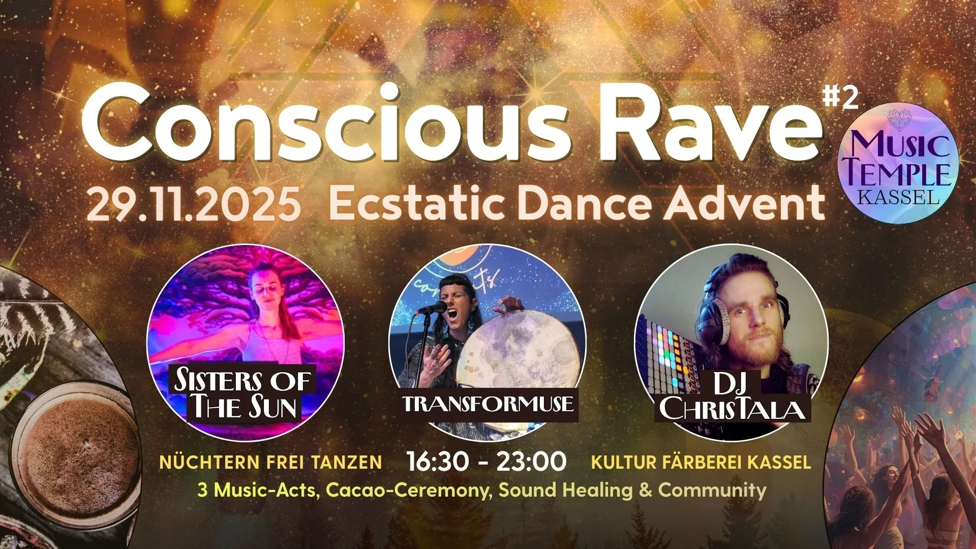 Conscious Rave 29.11. by Music Temple Kassel