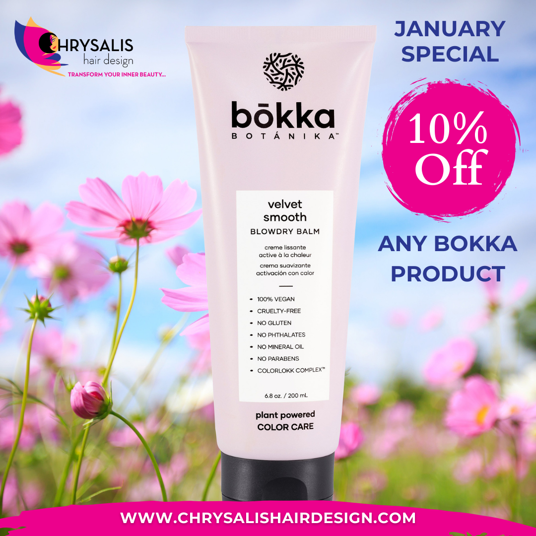 A Clean, Plant-Based Way to Start the New Year: Introducing Bokka at Chrysalis Hair Design