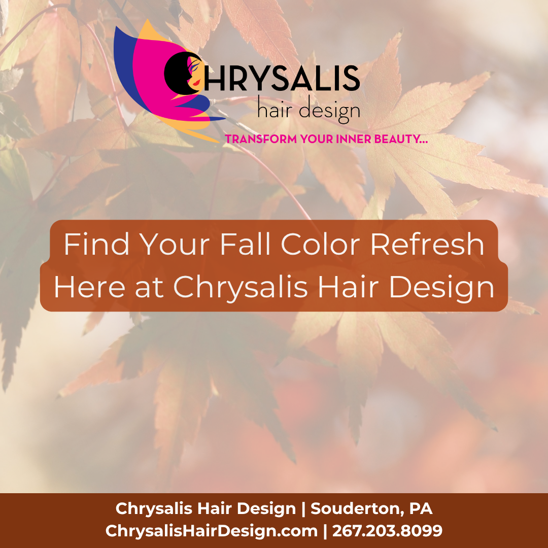 Find Your Fall Color Refresh at Chrysalis Hair Design