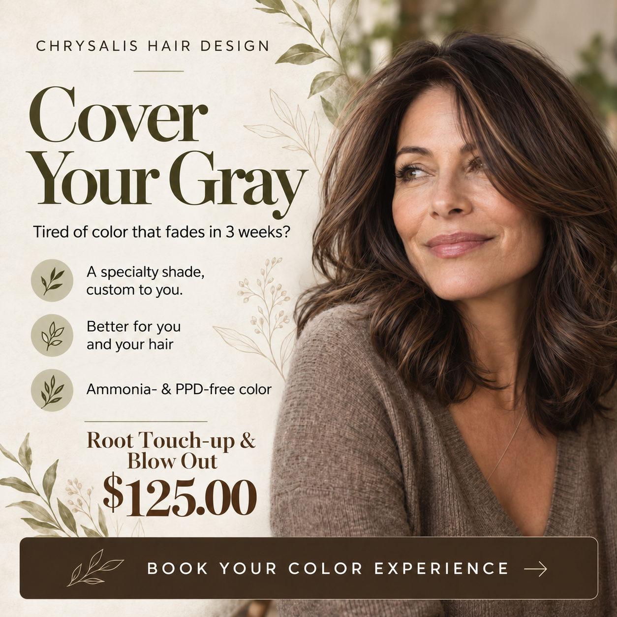 Cover Your Gray: Custom Hair Color That Still Looks Like You