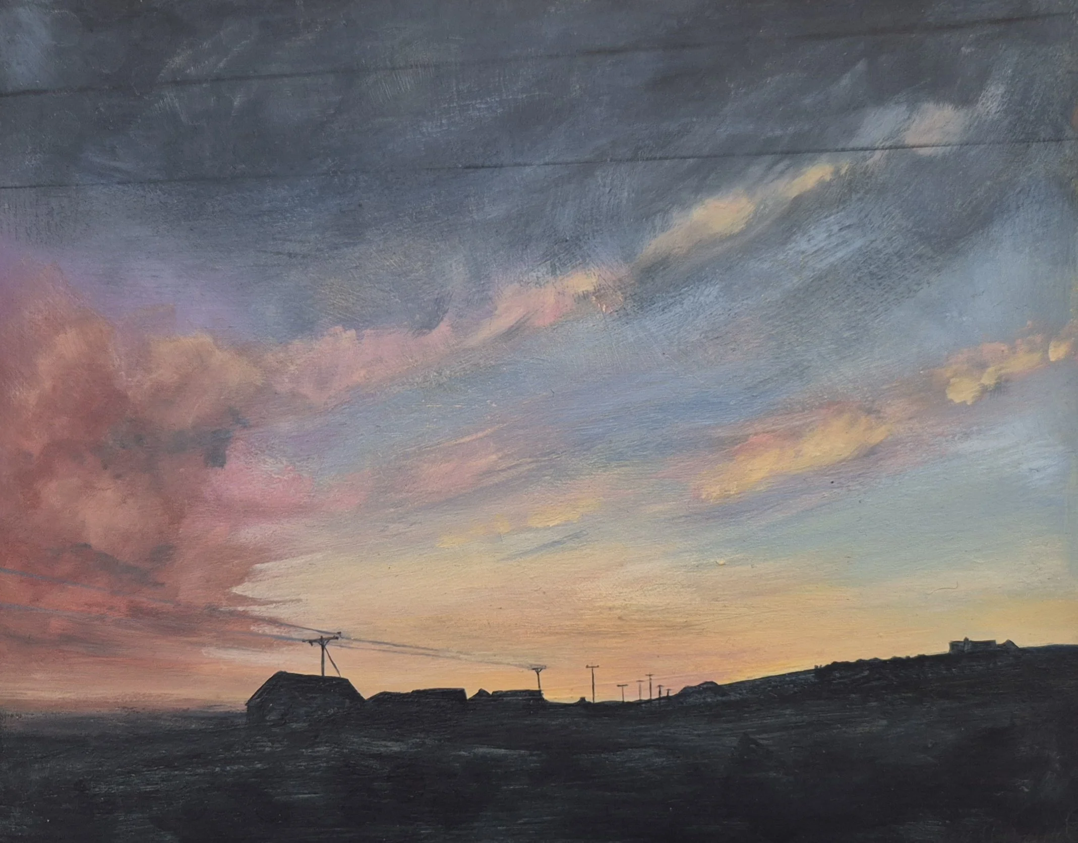 Sunset Silhouette I
Acrylic on Board