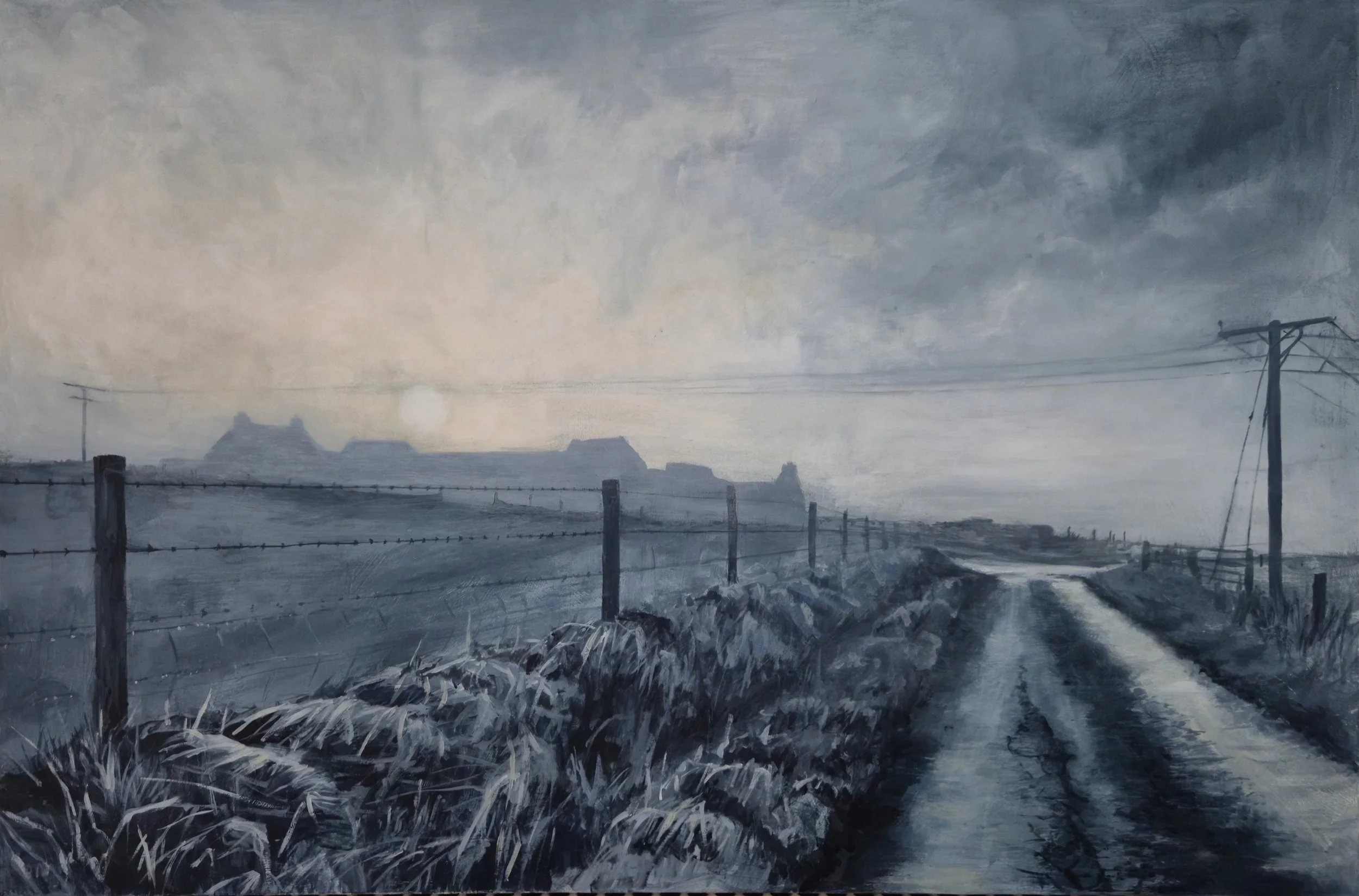 Clearing Over Muckle House
40 x 60 cm
Acrylic on Board
