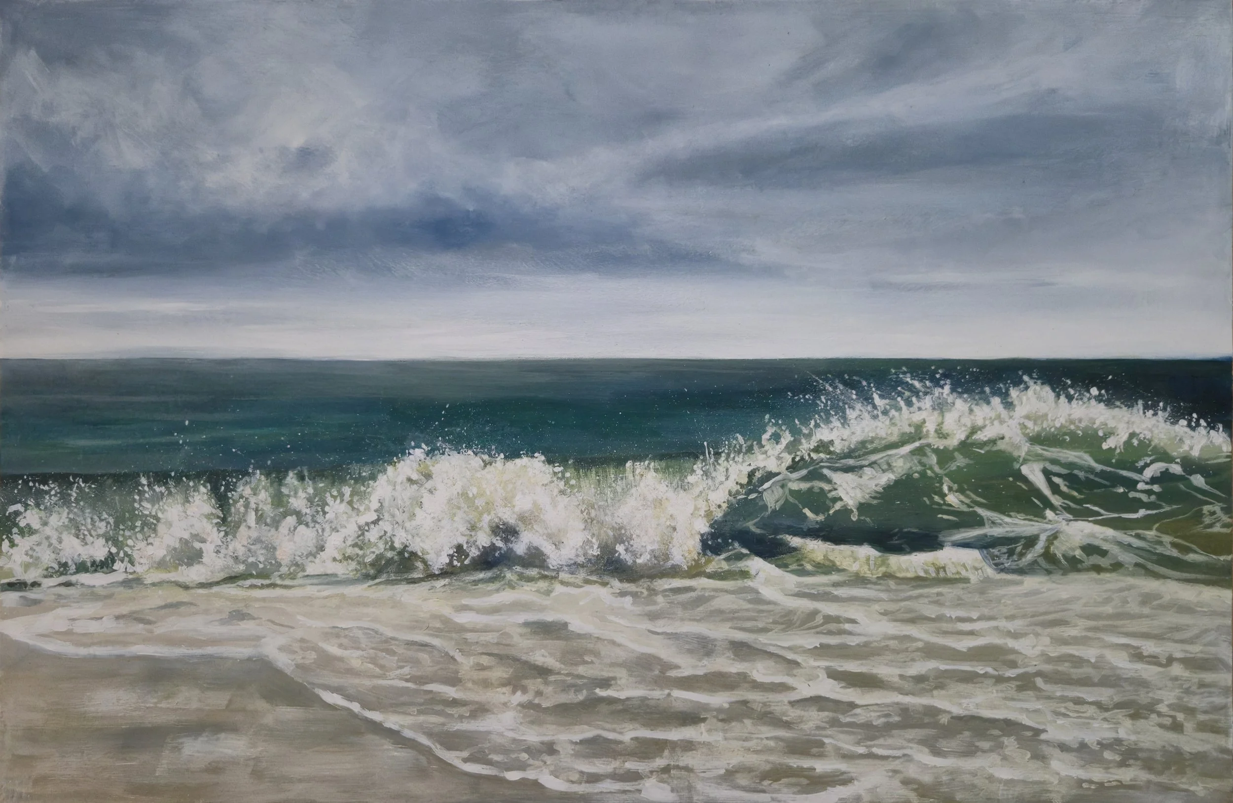 Barrier Wave 
40 x 60 cm 
Acrylic on Board