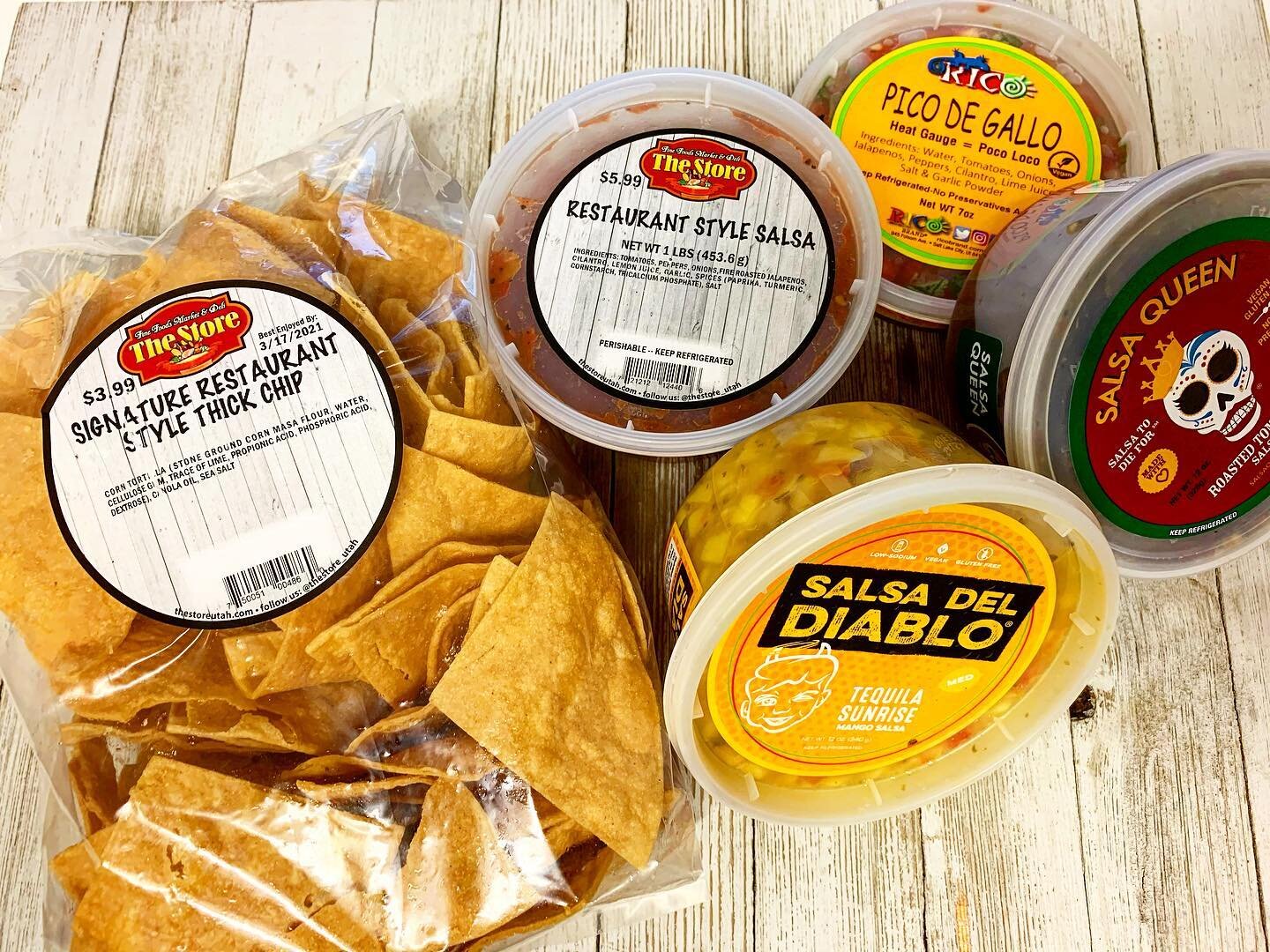 🎉IT&rsquo;S NATIONAL TORTILLA CHIP DAY! 🎉
_
Come by the Holladay store today and get your favorite chips and freshly made salsa! 
_
PART OF OUR VIP TEXTING PROGRAM? Get great deals on days like today!
_
Text &ldquo;THESTORE&rdquo; OR text &ldquo;GA